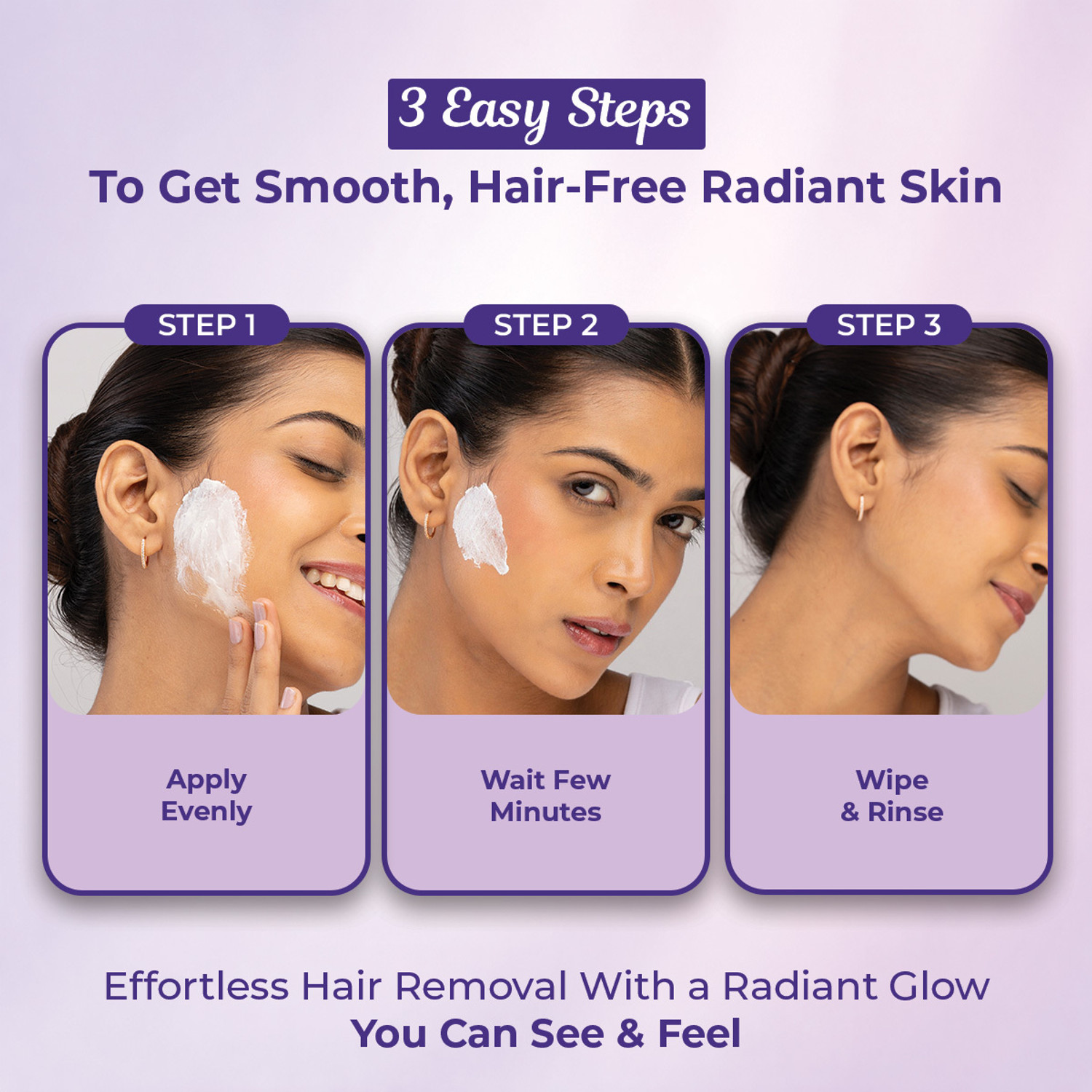 Image of Sanfe Ubtan Facial Hair Removal Cream No Cuts, No Pain | For Women & Men Cream