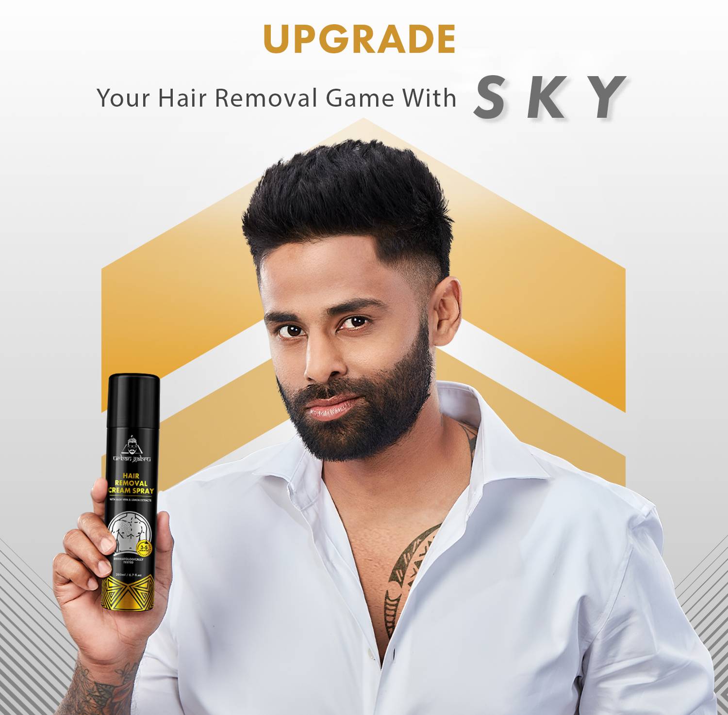 urbangabru Hair Removal Cream Spray for Men - Image 2