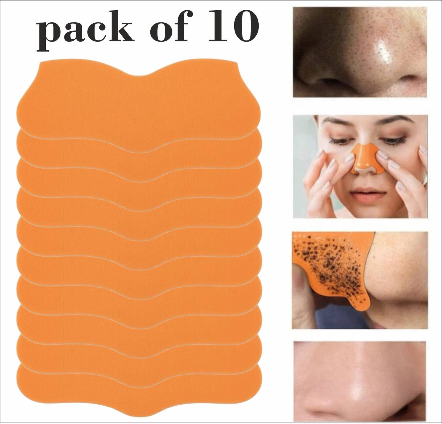eyuxee Vitamin C Nose Strips for Whiteheads & Blackheads - Image 2
