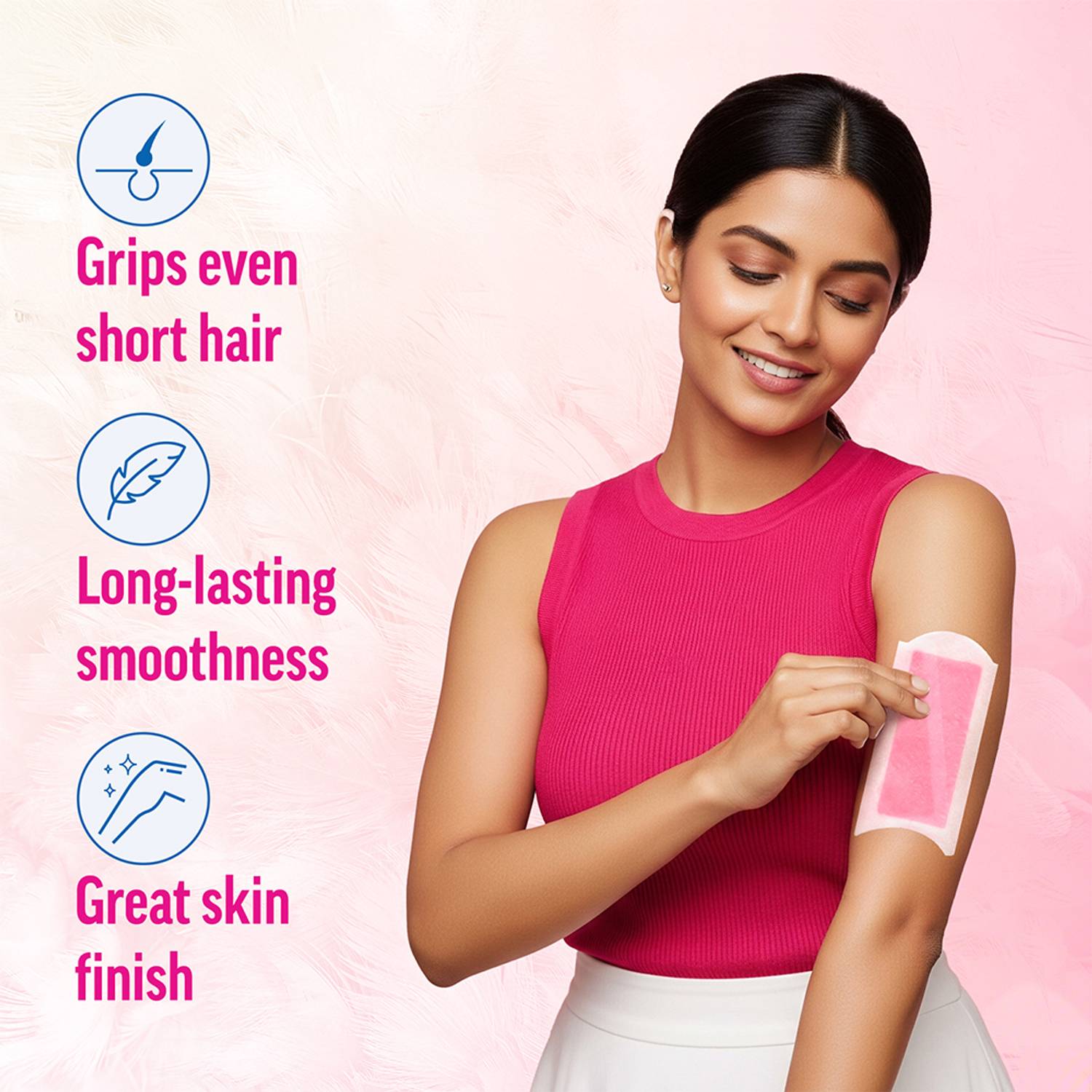 Veet Wax Strips for Body & Legs Hair Removal - Image 2