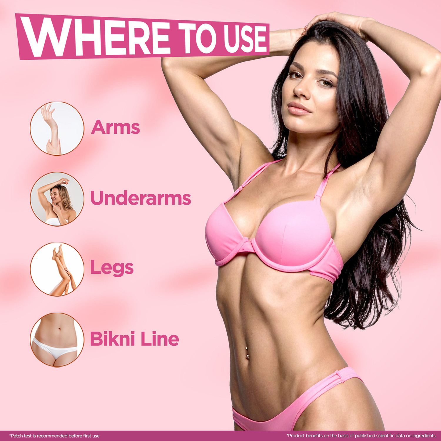 Image of Multani naturals Rose Hair Removal Cream | Painless & Stripless - Cream