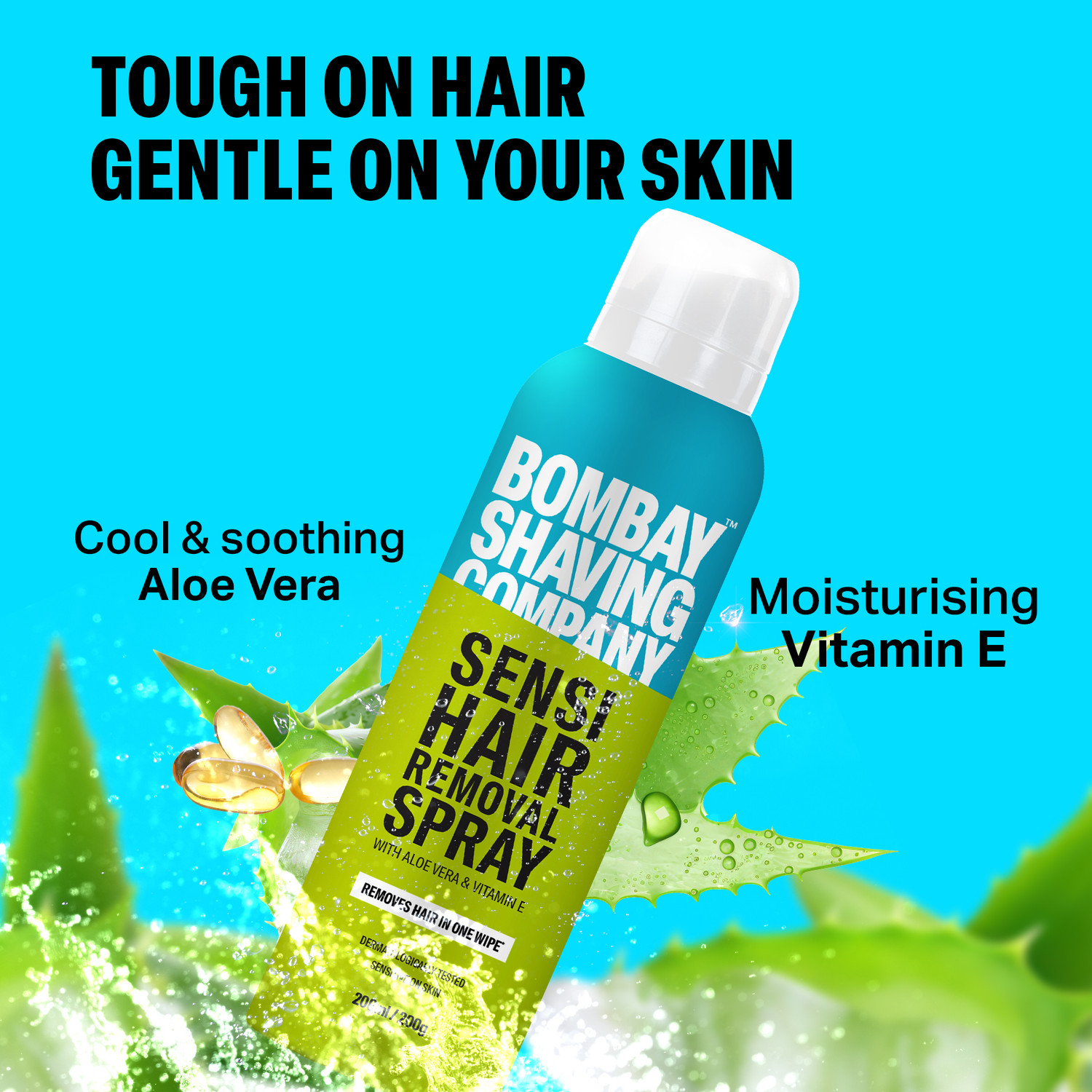 Image of BOMBAY SHAVING COMPANY Hair Removal Spray | Painless Body Hair Removal for Chest, Back, Legs & Arms Spray