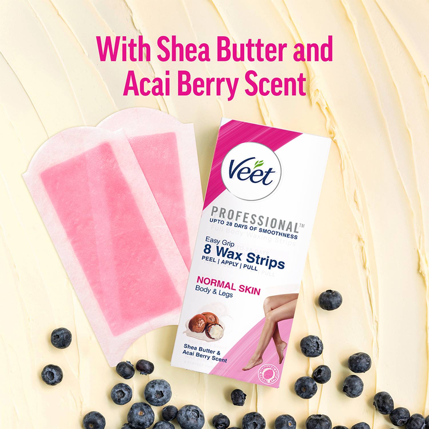 Veet Wax Strips for Body & Legs Hair Removal - Image 3