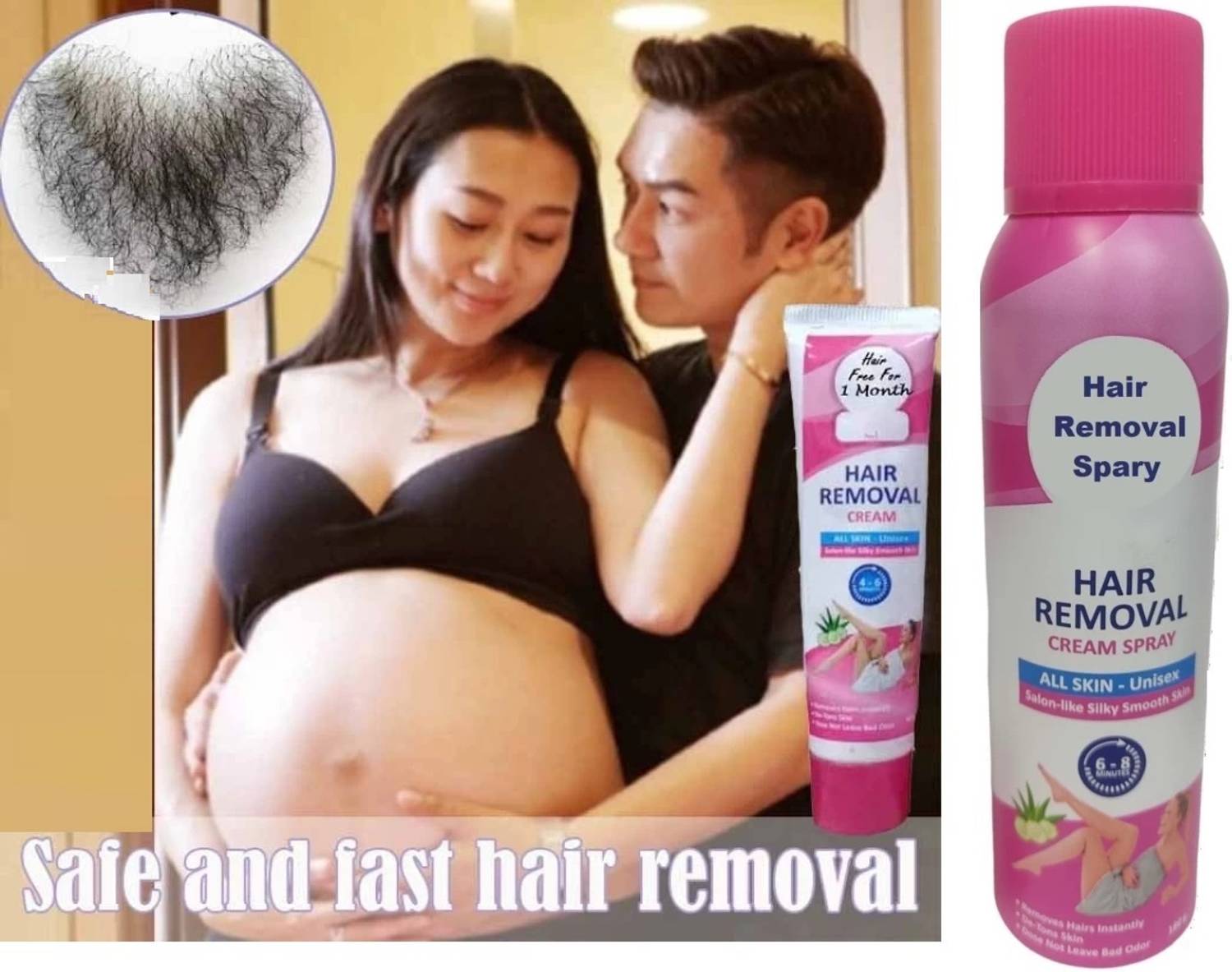 AFARAXIA NEW Private Part Hair Removar Spray 100% Safe Spray