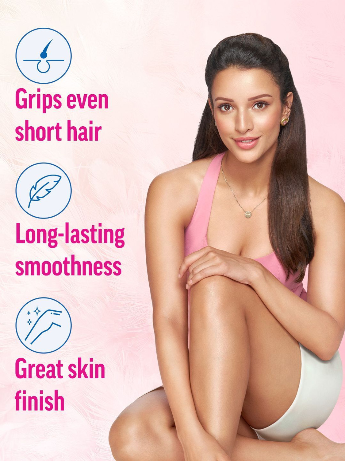 Image of Veet Wax for Body Legs, Women Hair Removal, with almond oil, for sensitive skin care Strips