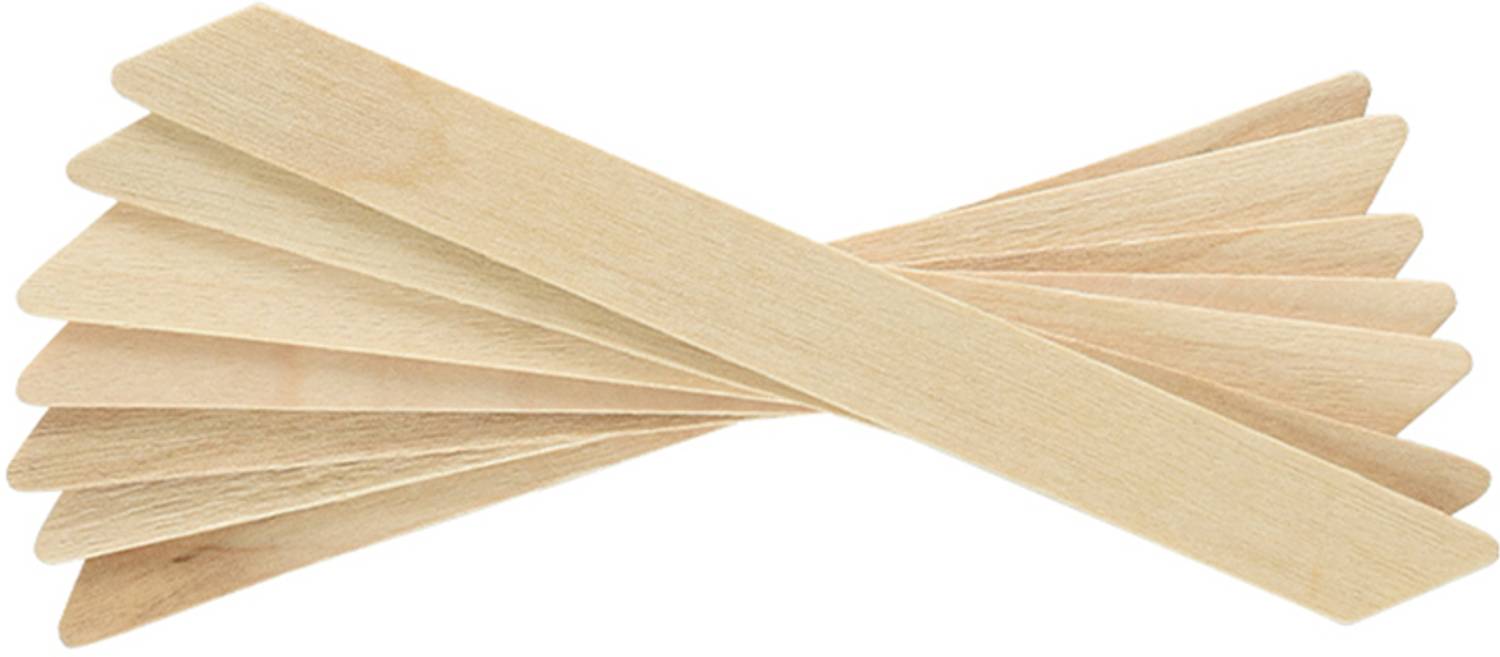Biosoft Disposable Wooden Spatula | Wax Applicator | Specialized for Face | Eyebrows Strips