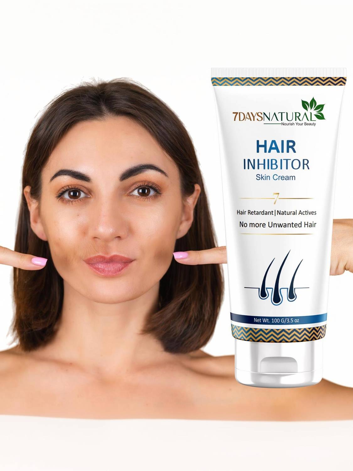 7days natural Hair Inhibitor Permanent Hair Removal Cream Cream