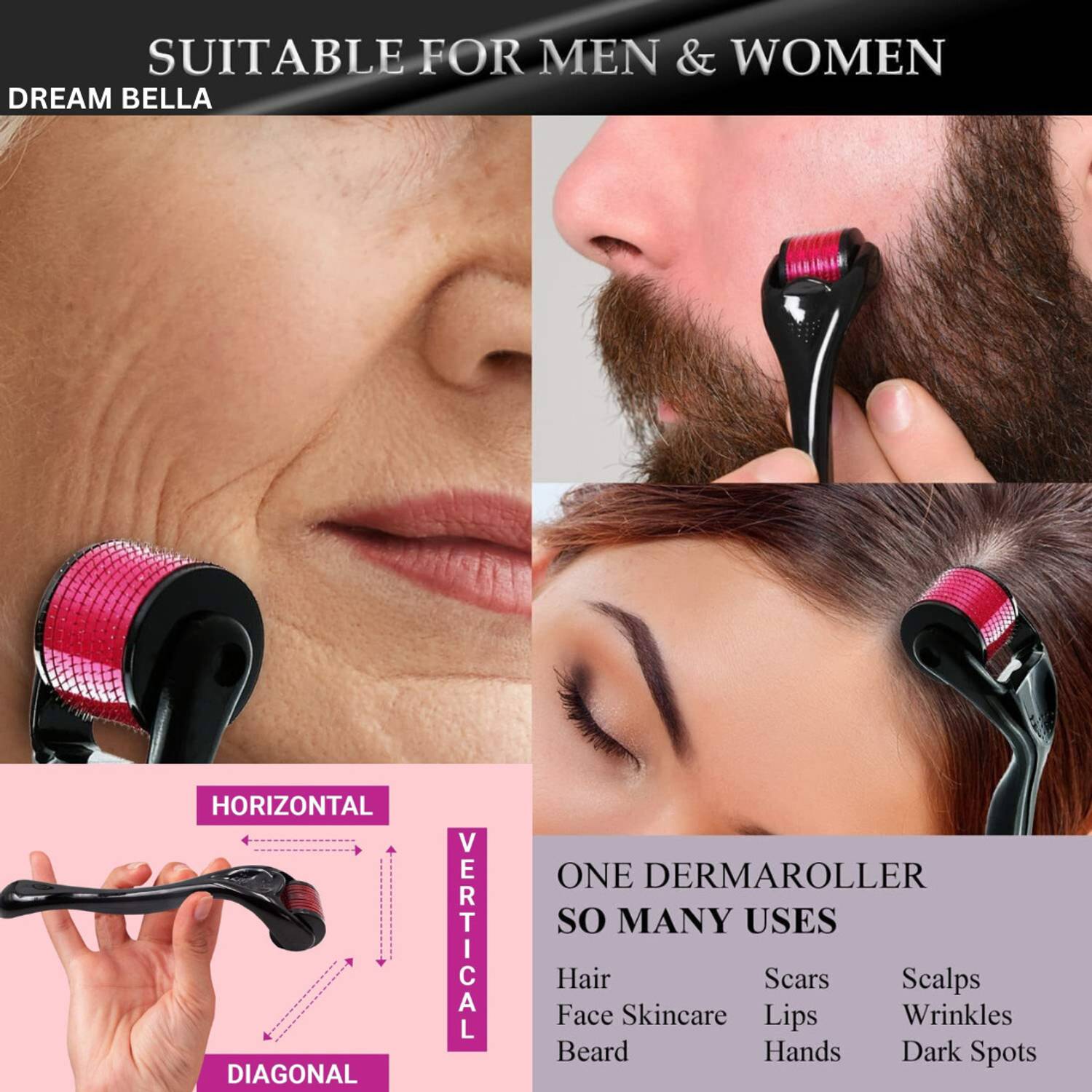 DREAM BELLA Derma Roller 0.5mm - Image 5