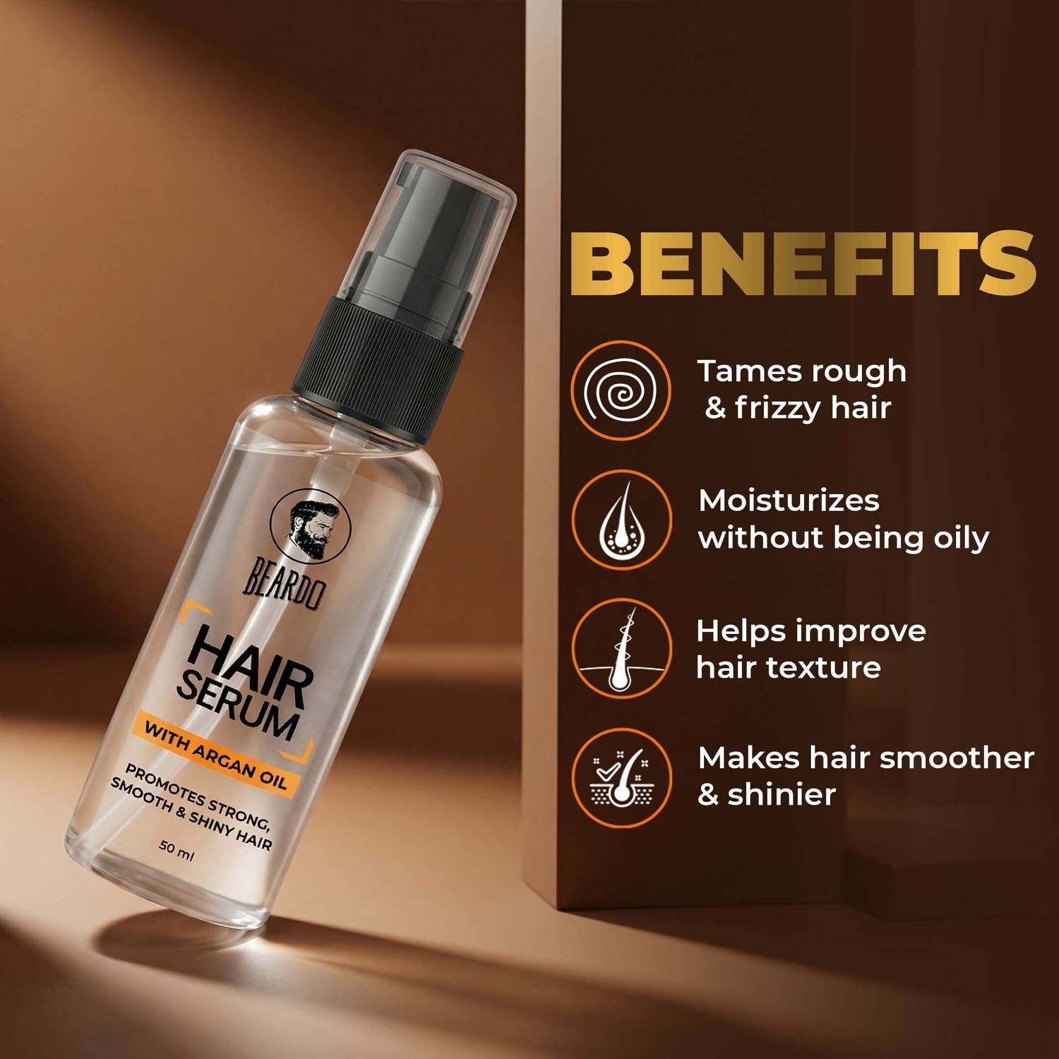 BEARDO Combo Hair Serum, Sunscreen, Perfume, Body Wash, Face Wash - Image 5