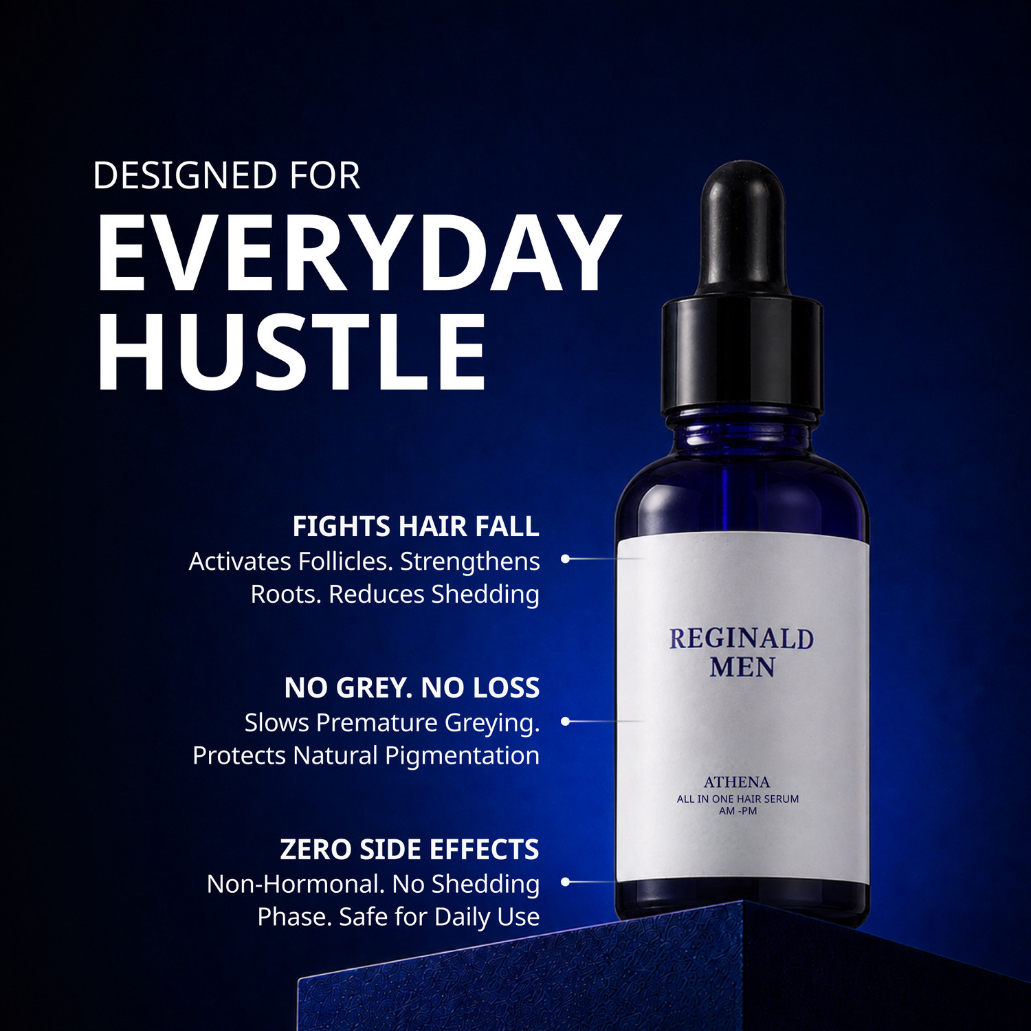 Image of Reginald Men All in one Hair growth Serum|Hair Fall Control & Follicle Boost with 12 Actives