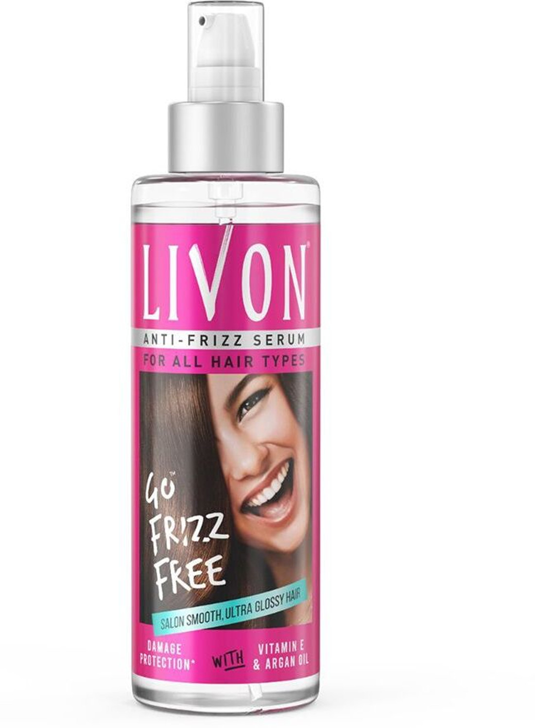 Image of LIVON Hair Serum,For Dry & Frizzy Hair, Provides shine, smoothness & damage protection