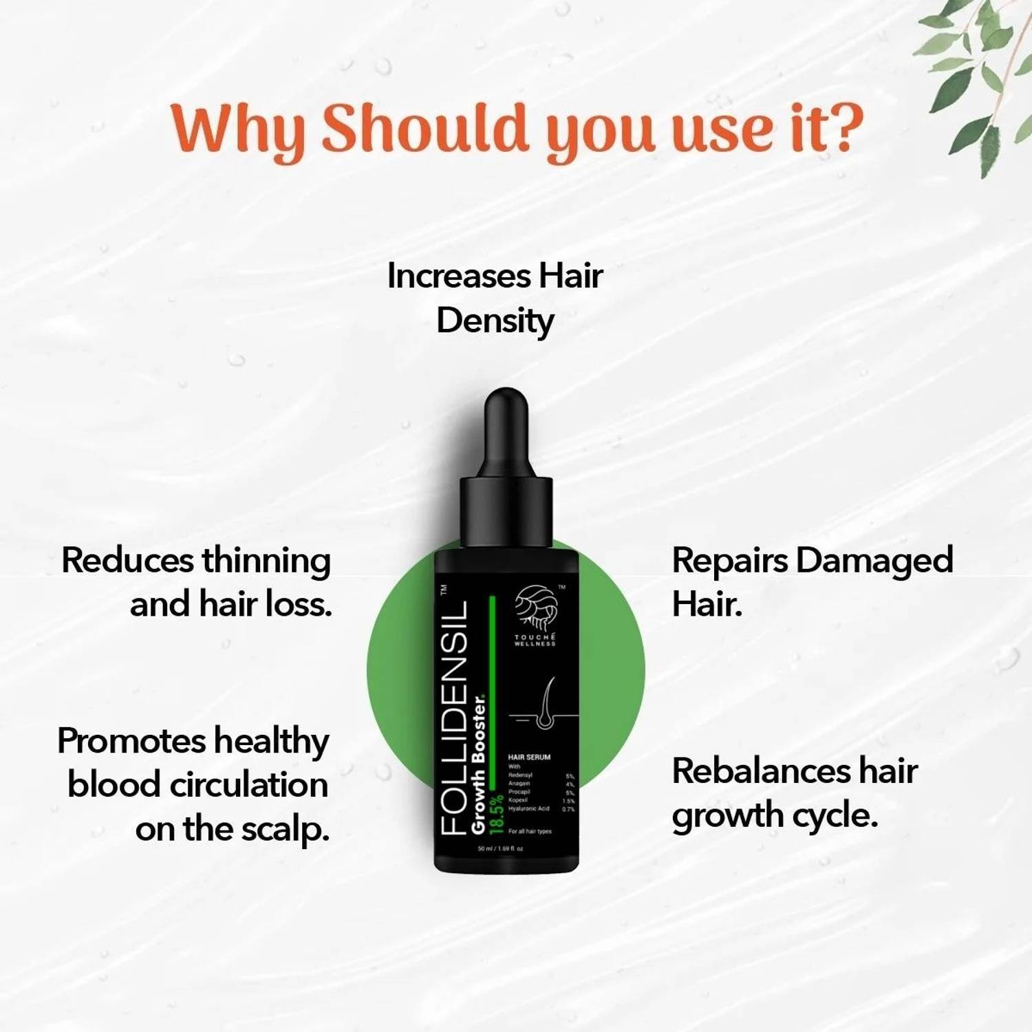 Follidensil 18.5% Hair Serum 50 ml - Image 3