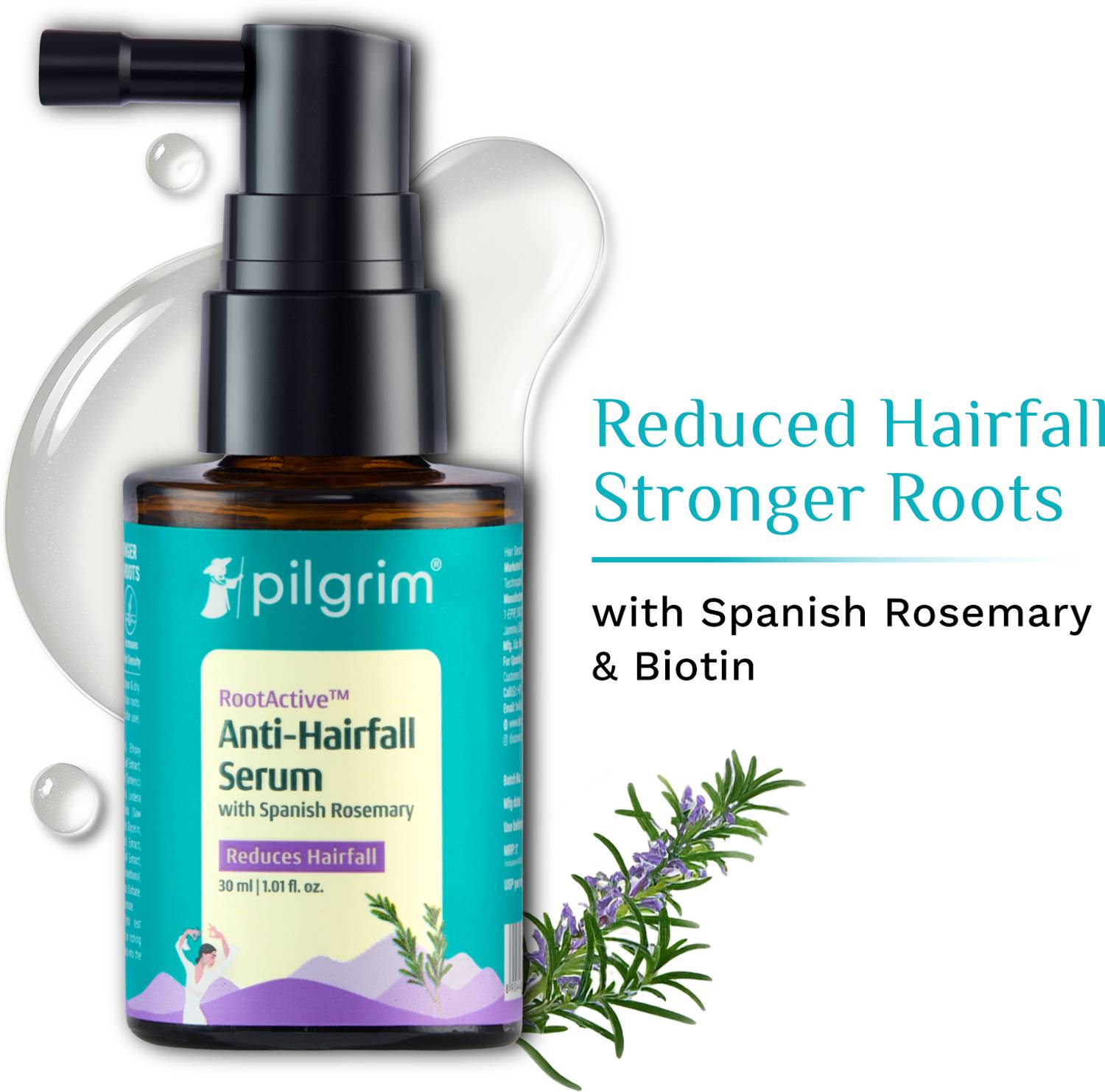 Pilgrim RootActive Hairfall Serum 30ml