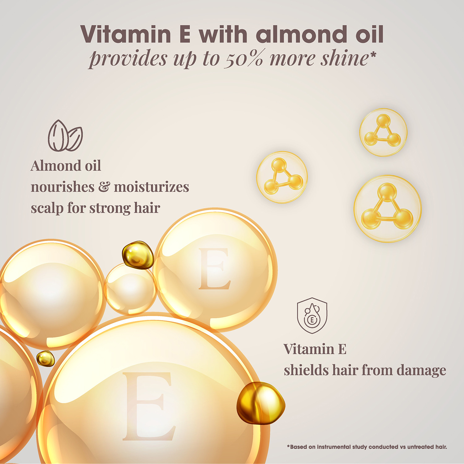 Image of Bajaj Almond Drops Hair Serum with Almond Oil & Vitamin E for 48 hrs Frizz Control (150 ml)