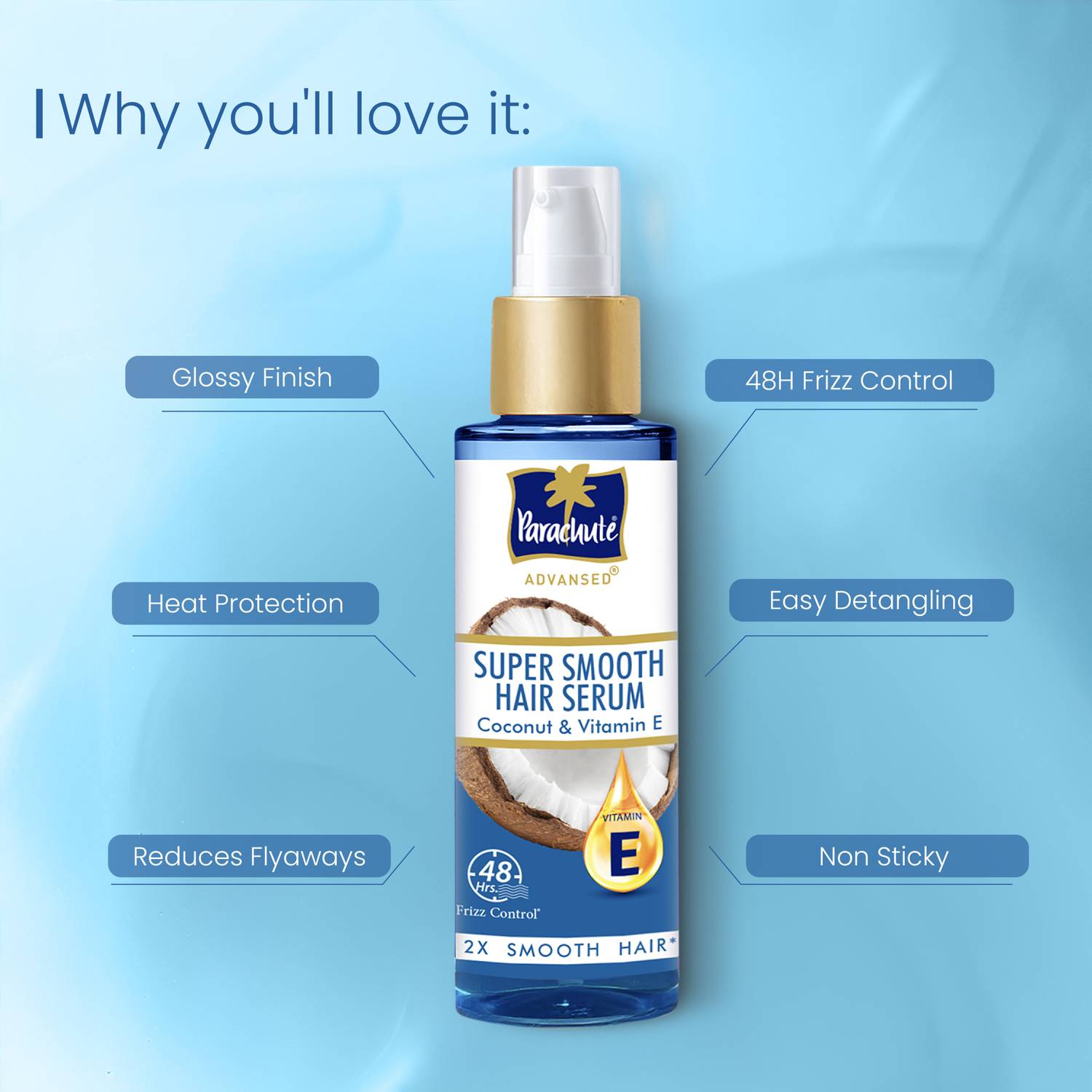 Parachute Advansed Super Smooth Hair Serum, 100 ml - Image 5