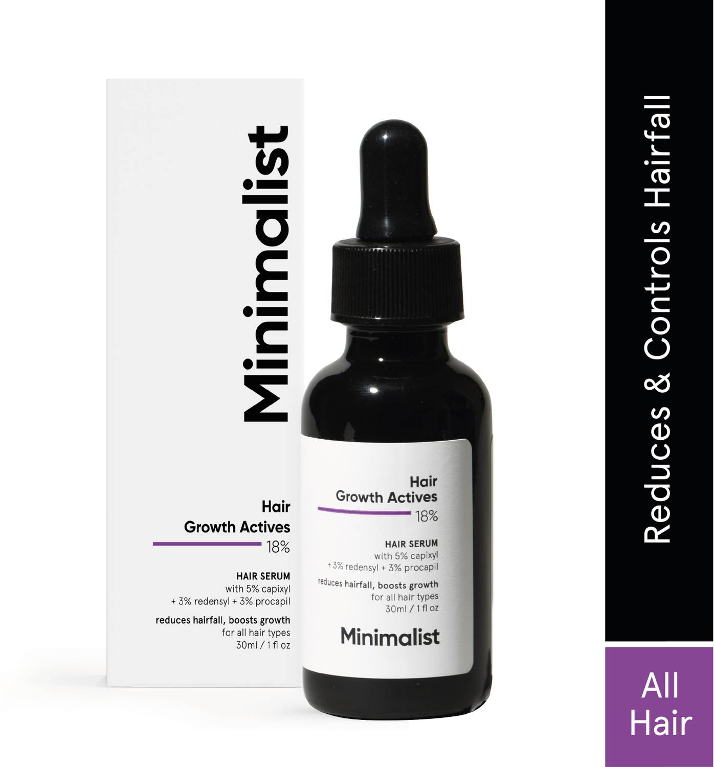 Minimalist Serum for Hairfall Control with Redensyl - 18% Growth