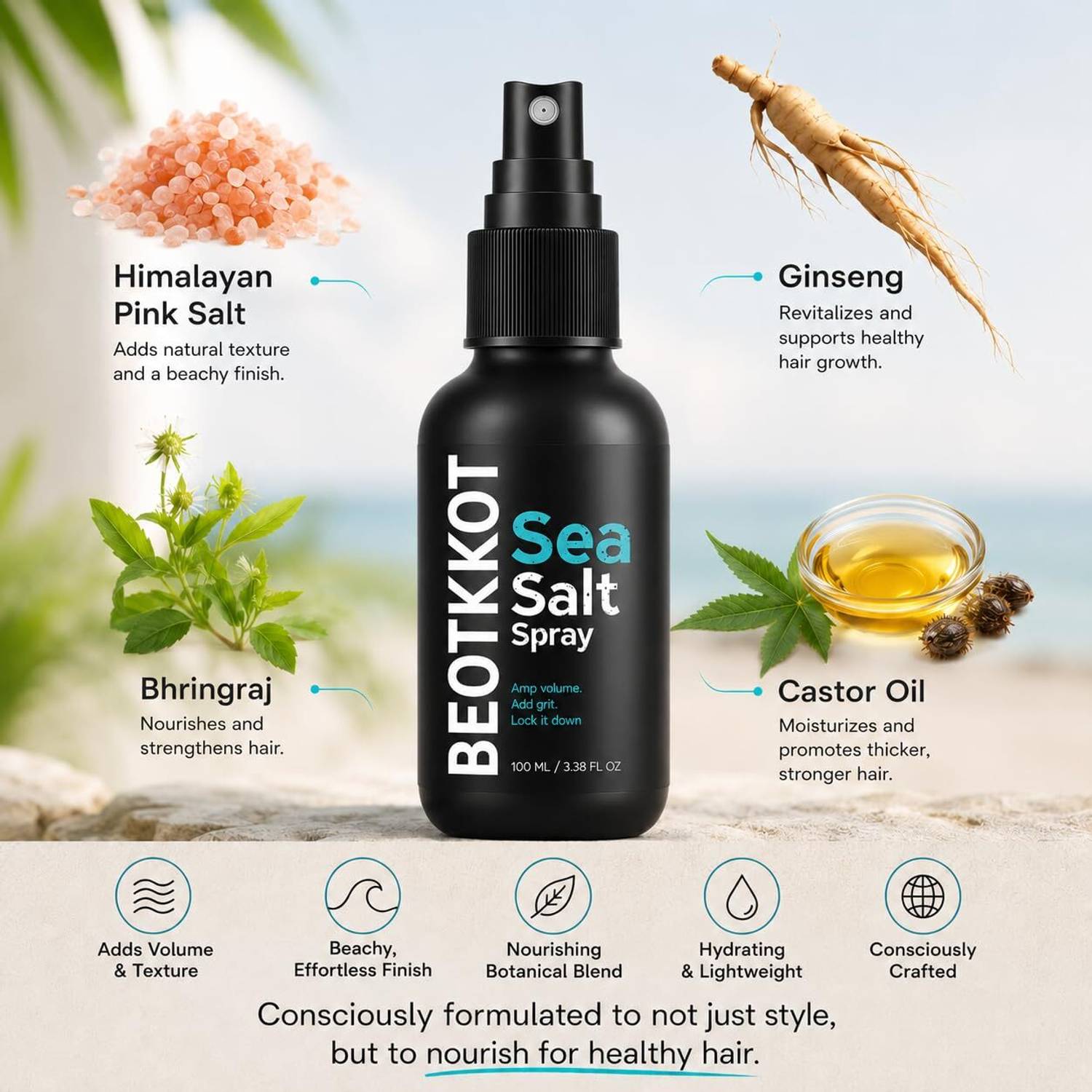 BEOTKKOT Sea Salt Spray 100ml - Image 3
