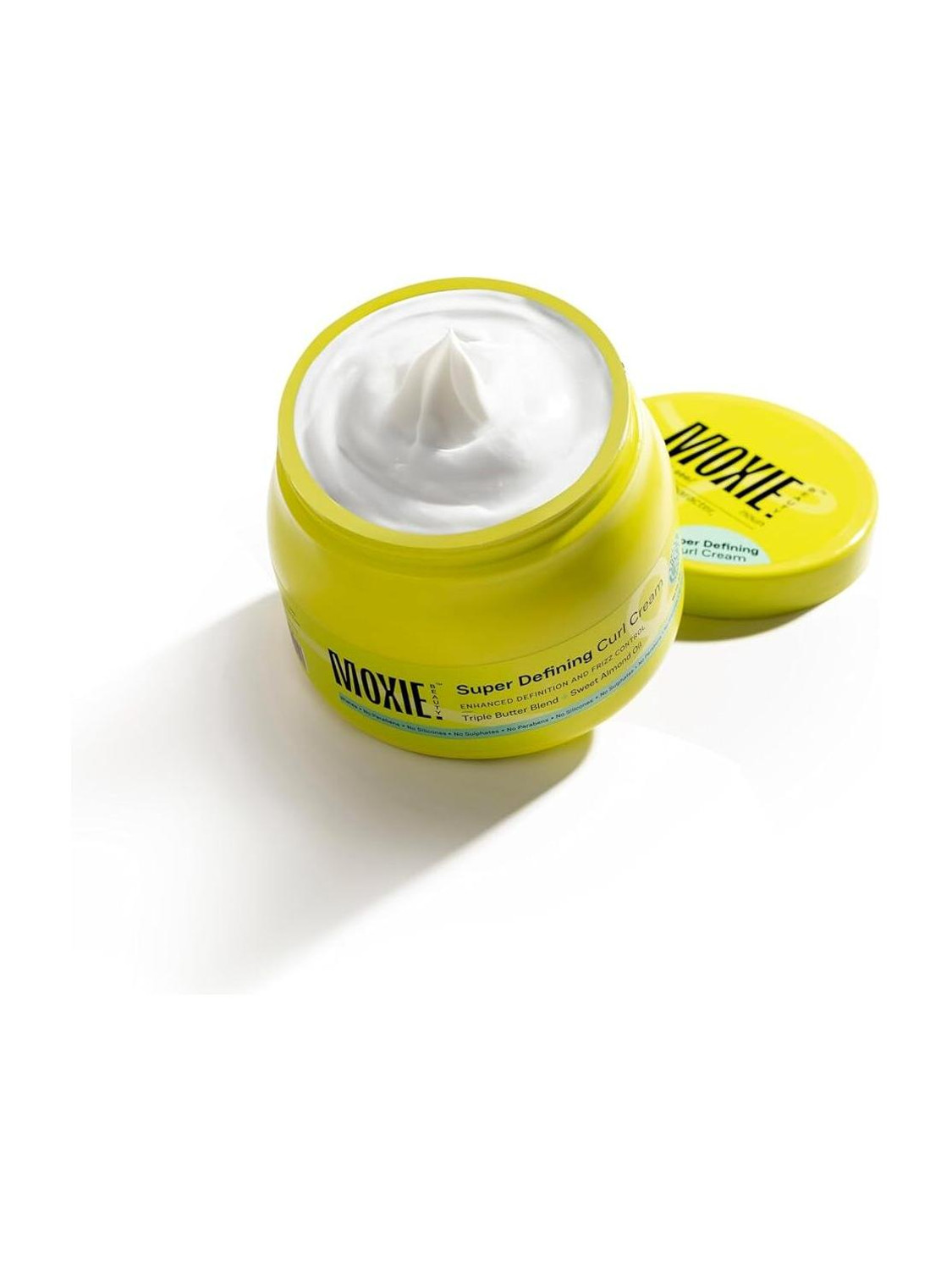 Image of MOXIE BEAUTY Super Defining Curl Cream - 96% Hair Moisture Retained | For Curly & Wavy Hair | Hair Cream