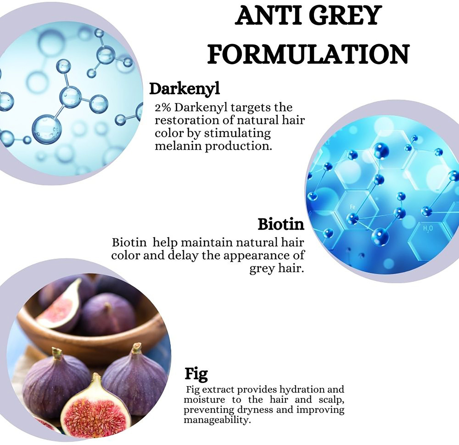 Image of blushlin 2% Darkenyl for Anti-Grey Hair Serum + Hair Growth Actives | Toxin Free |