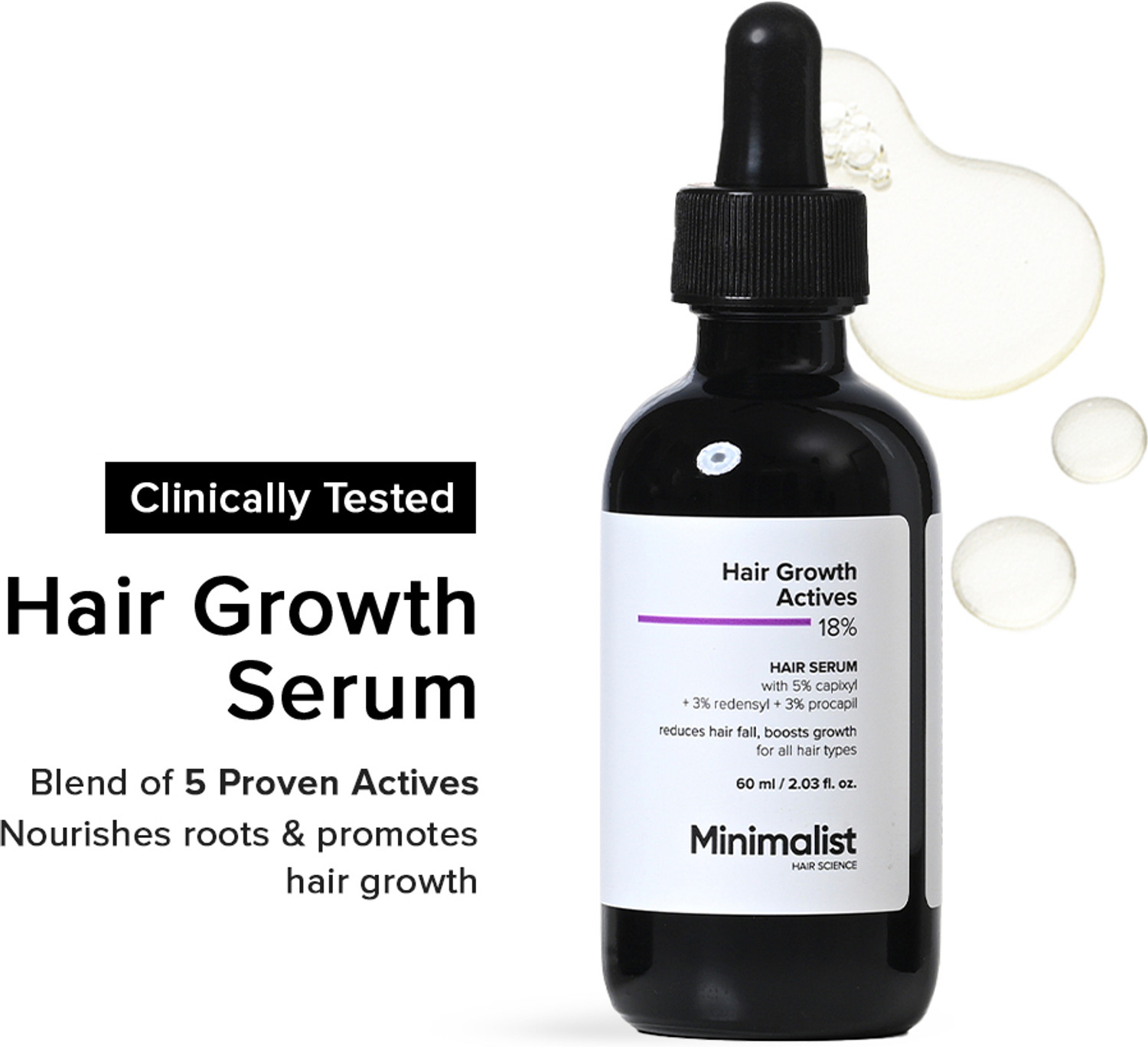 Image of Minimalist Hair Growth Actives 18% Hair Serum