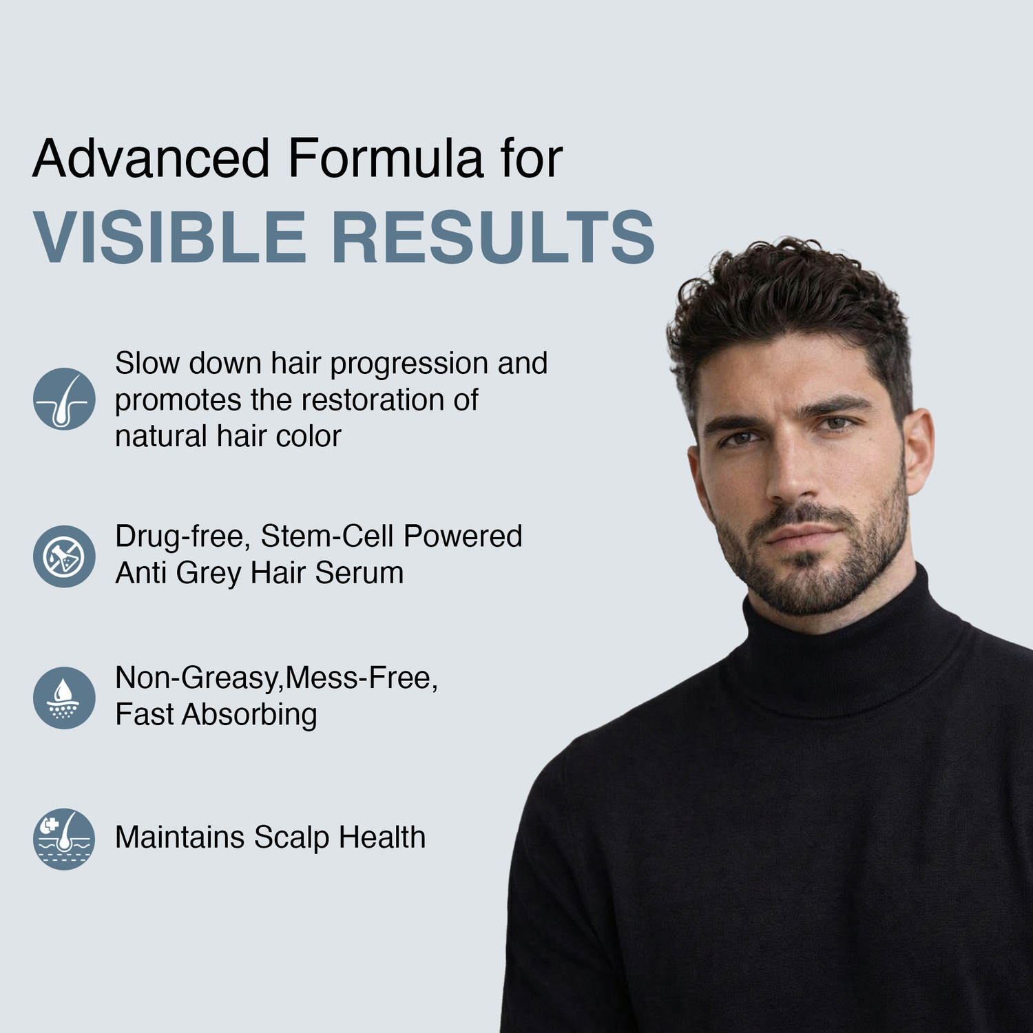 Image of ThriveCo Anti Grey Hair Combo | Hair Prime Serum 50ml+Anti Grey Hair Supplement 30Capsule