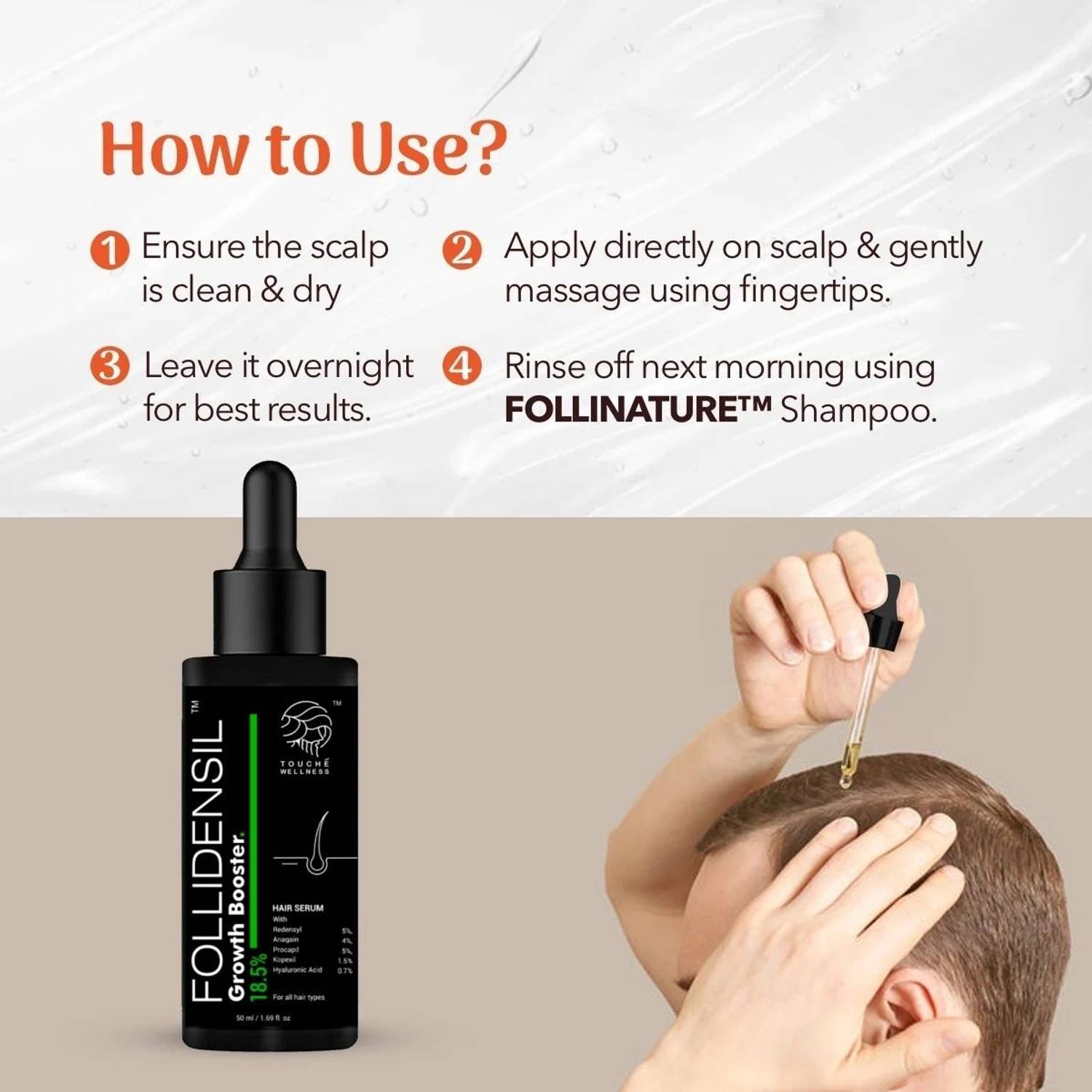 Follidensil 18.5% Hair Serum 50 ml - Image 2