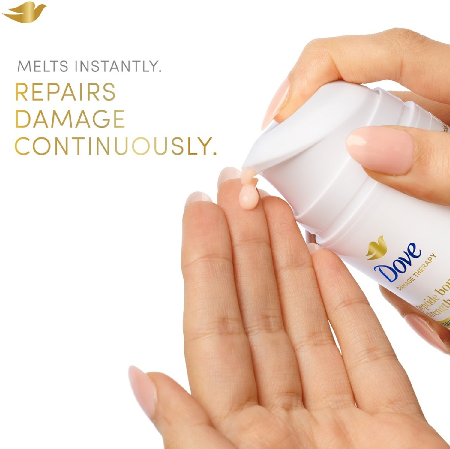 Image of DOVE Peptide Bond Strength Leave In Creme Serum