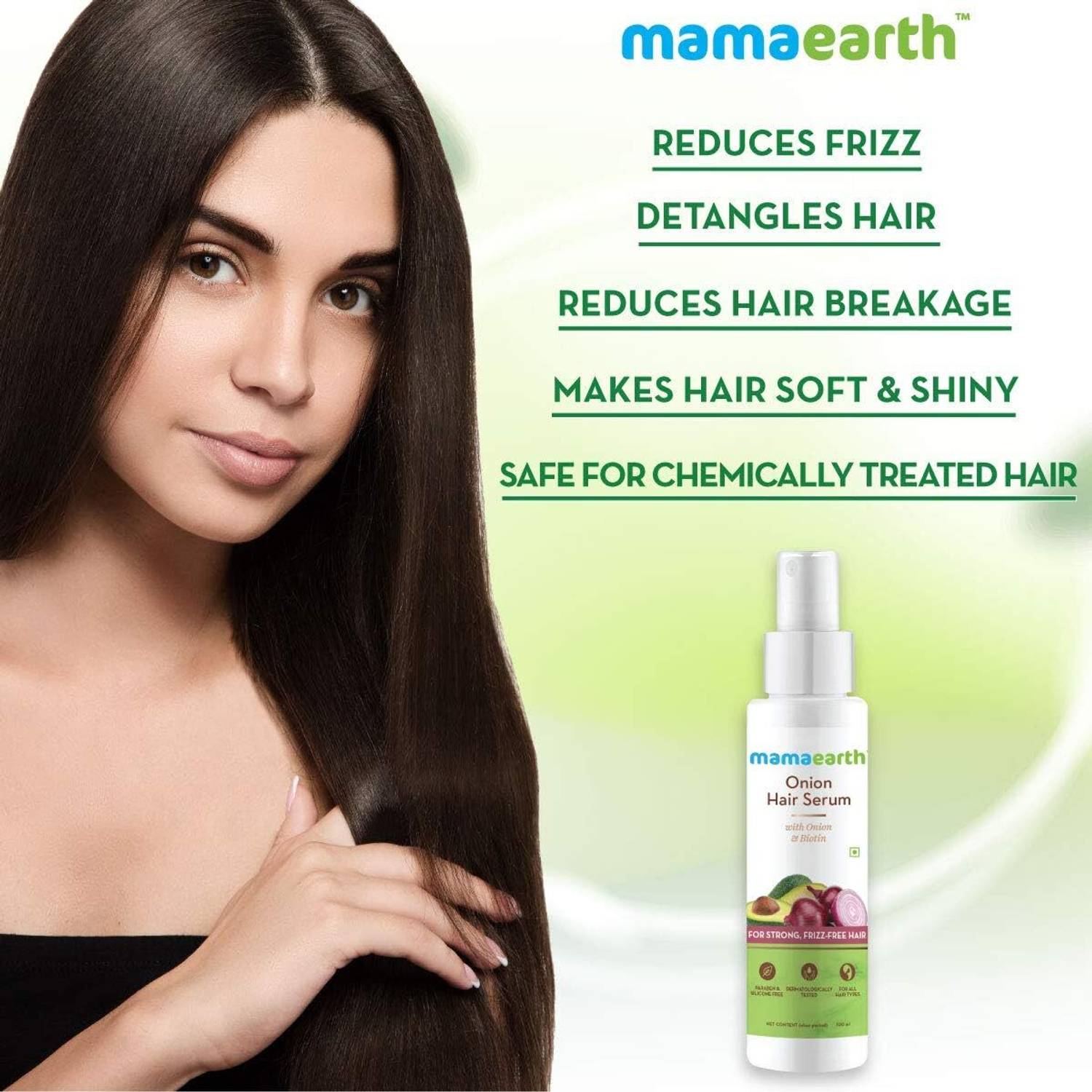 Mamaearth Onion Hair Serum 100ml - Image 3