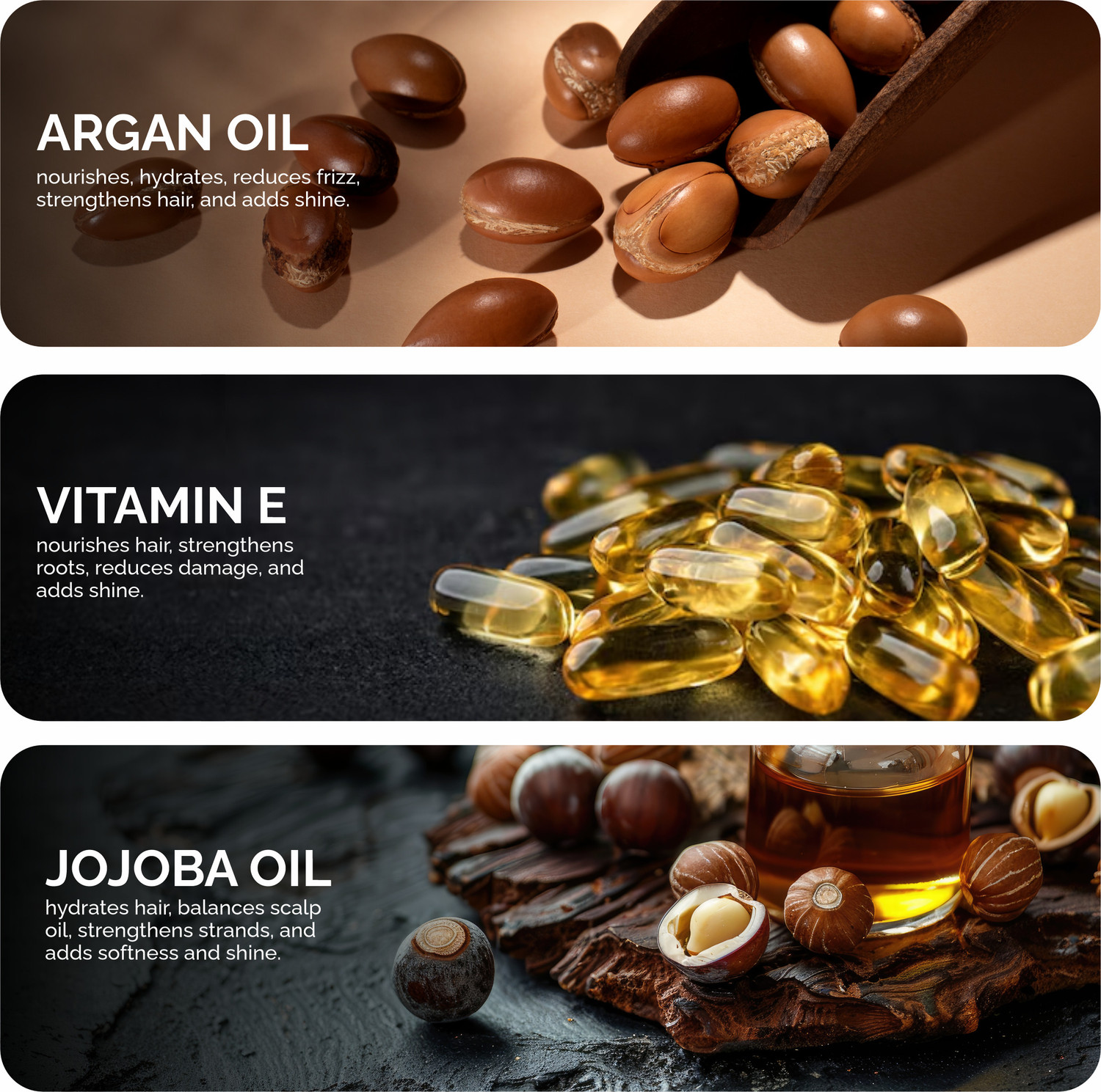 Image of Phillox Smooth & Shine Hair Serum For Men | Argan Oil & Vitamin E | Non Sticky Finish