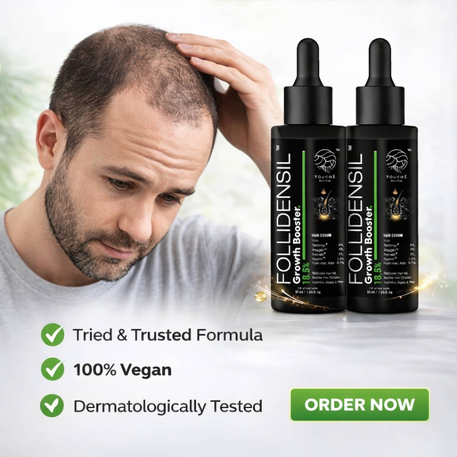 Follidensil 18.5% Hair Serum 100 ml - Image 3