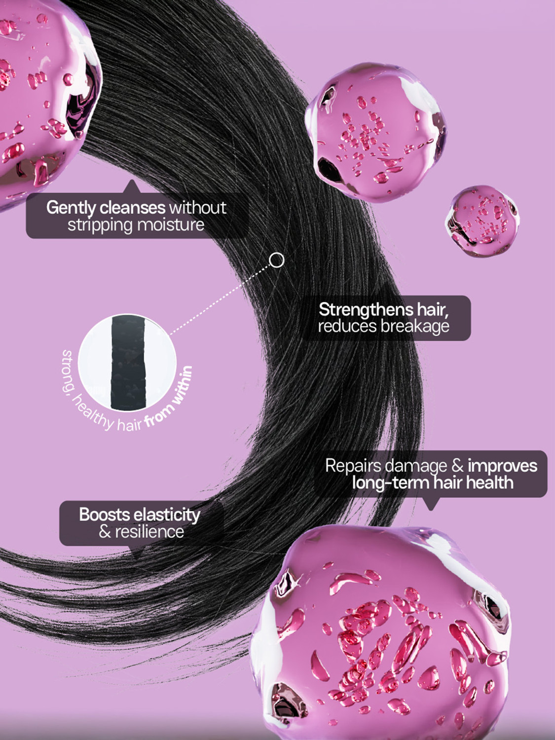 Image of MOXIE BEAUTY Hyaluronic Acid Repairing Conditioner