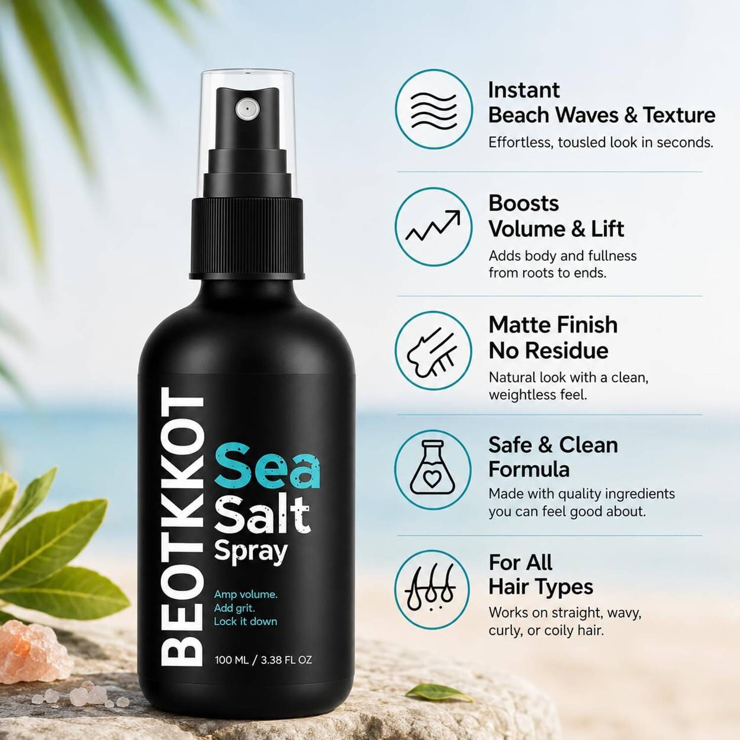 BEOTKKOT Sea Salt Spray 100ml - Image 2