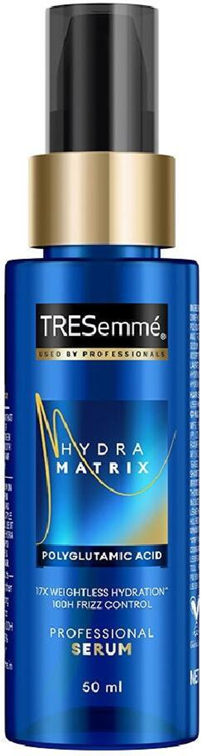 Image of TRESemme Hydra Matrix Leave In Conditioner | Polyglutamic Acid Serum | Frizz Control
