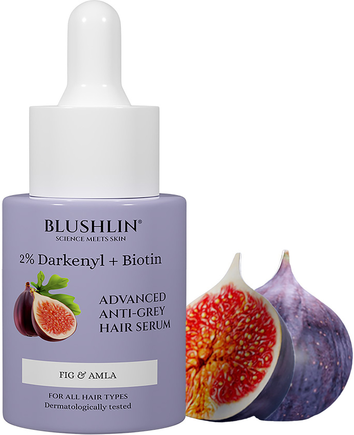 Image of blushlin 2% Darkenyl for Anti-Grey Hair Serum + Hair Growth Actives | Toxin Free |