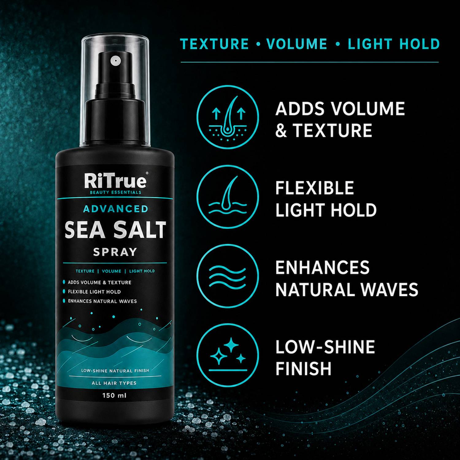 RiTrue Sea Salt Spray 150ml - Image 3