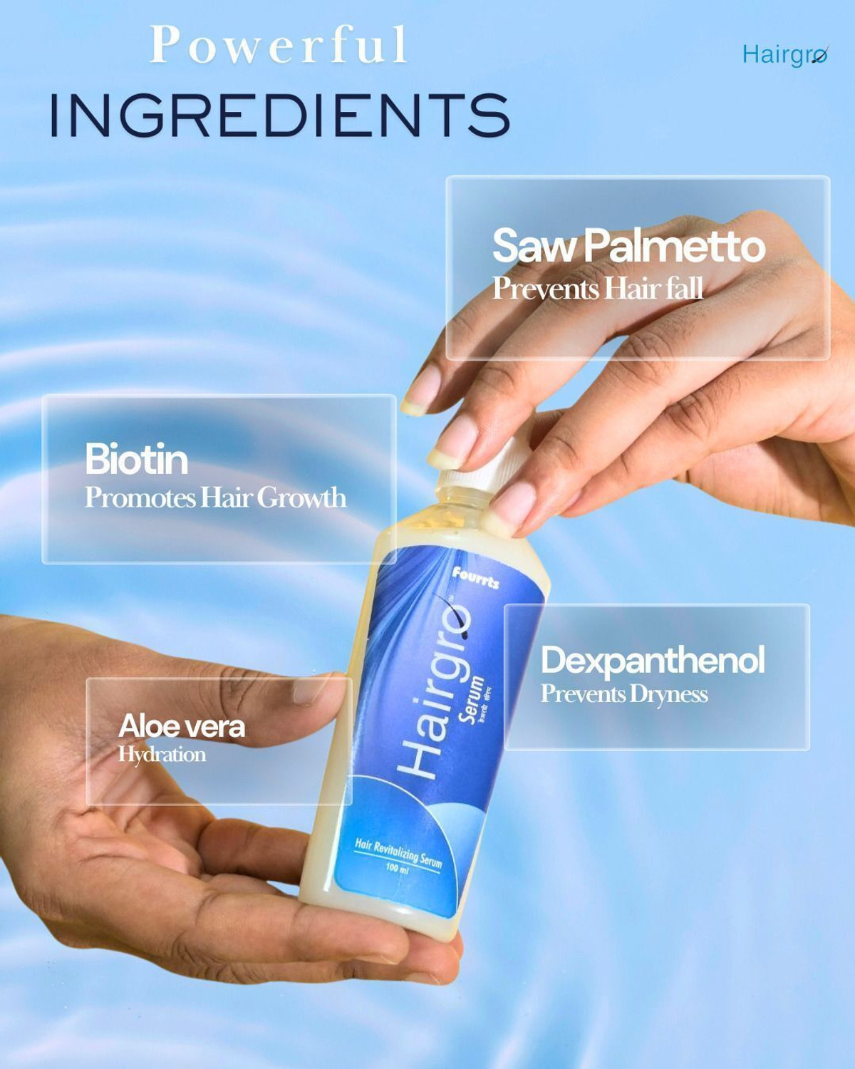 Image of Fourrts HAIRGRO SERUM - 100ml