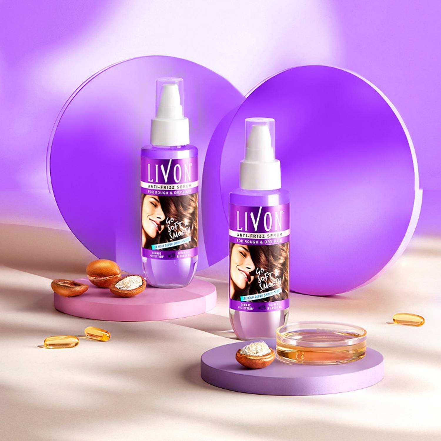 LIVON Hair Serum for Dry and Rough Hair, 24-hour Frizz-free - Image 5