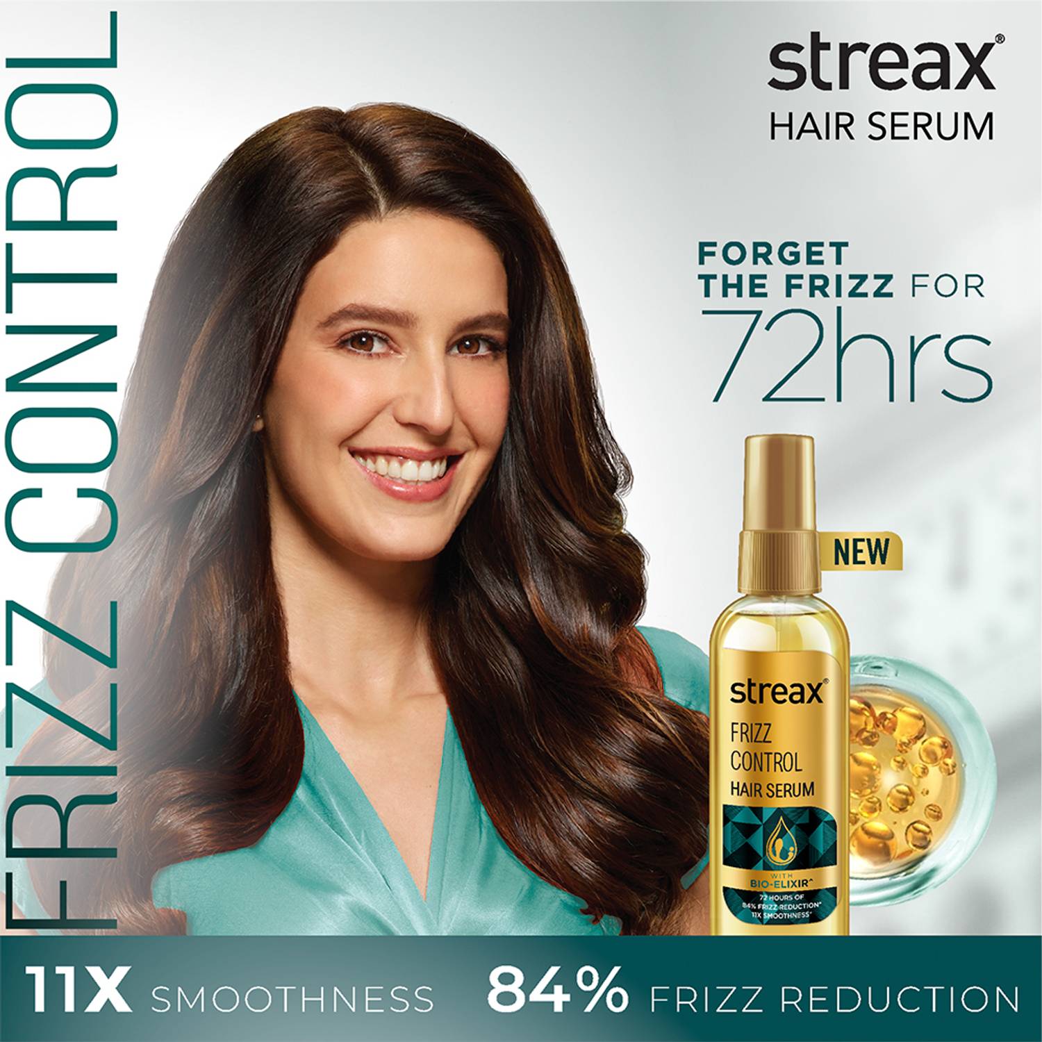 Streax Frizz Control Hair Serum 200ml - Image 3