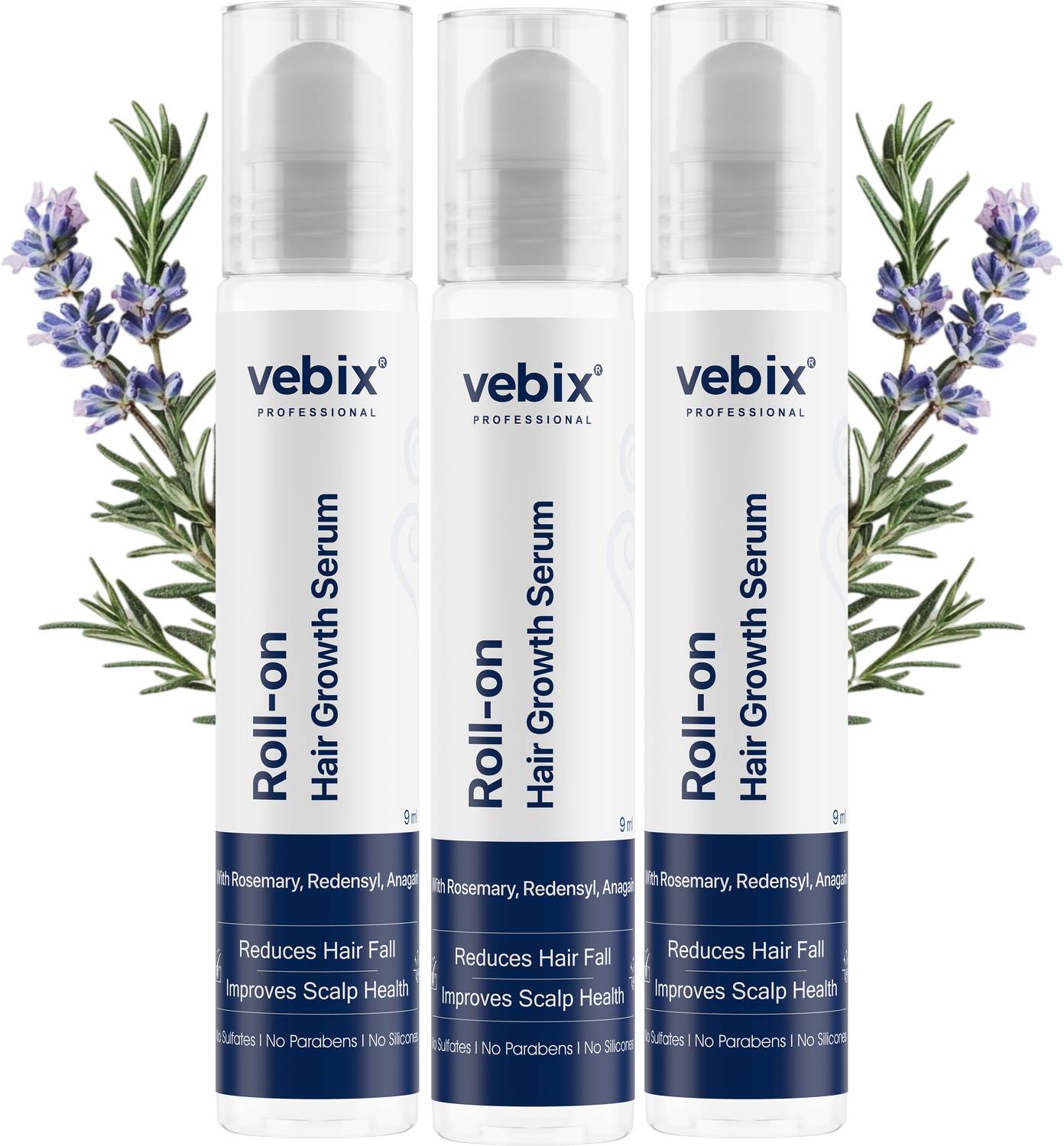 Sérum Roll-on Be Bodywise à L'huile De Romarin Pour La Pousse Des Cheveux - 25ml - Neuf