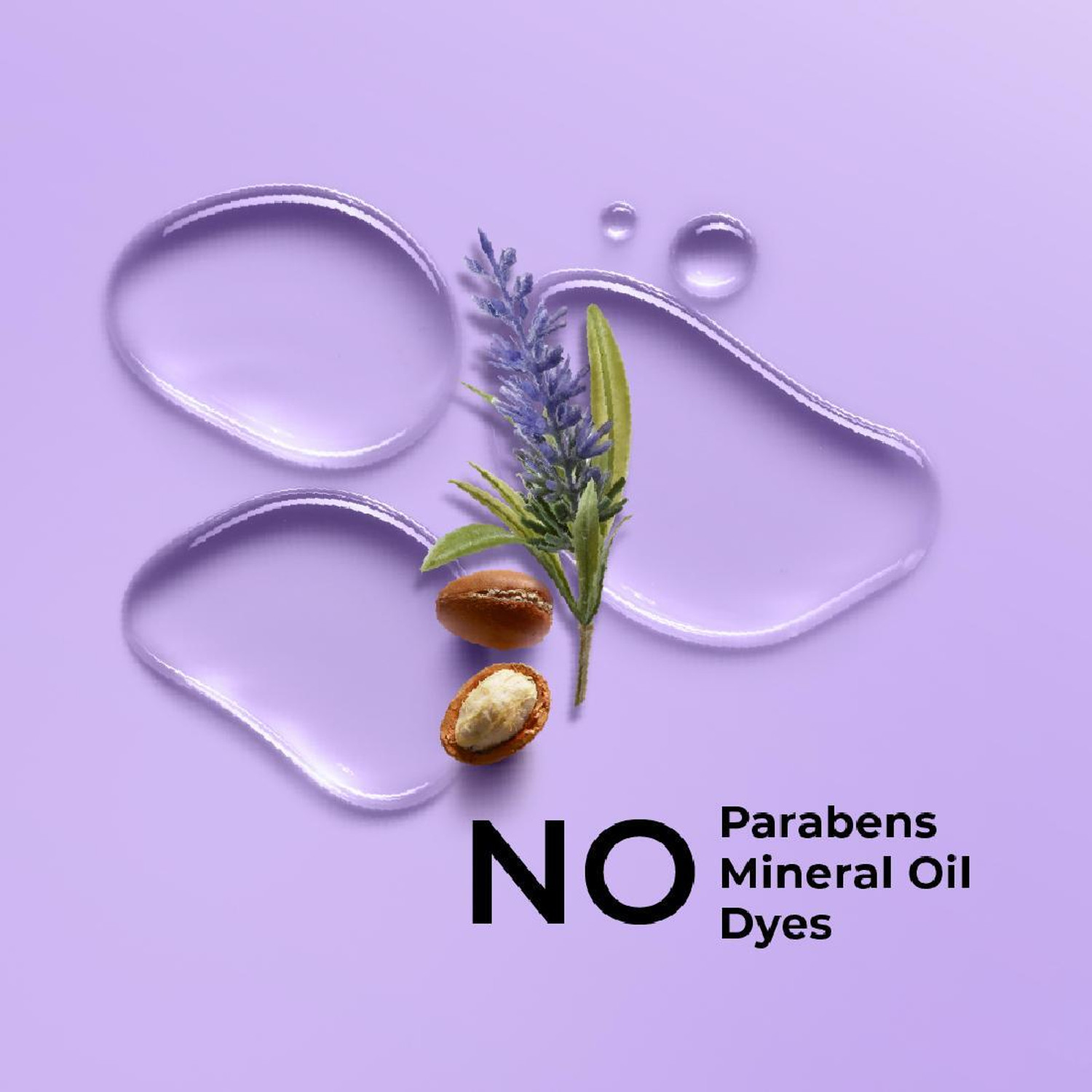 Image of Love Beauty And Planet Argan and Lavender Serum for Frizz free hair