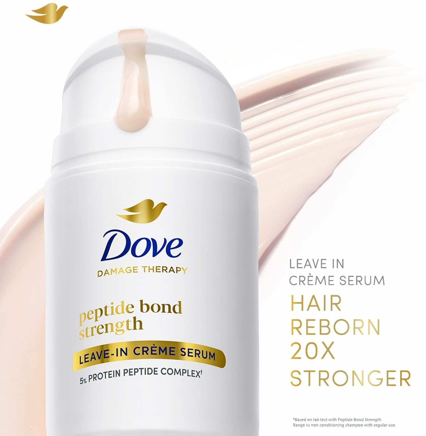 Image of DOVE Peptide Bond Strength Leave In Creme Serum