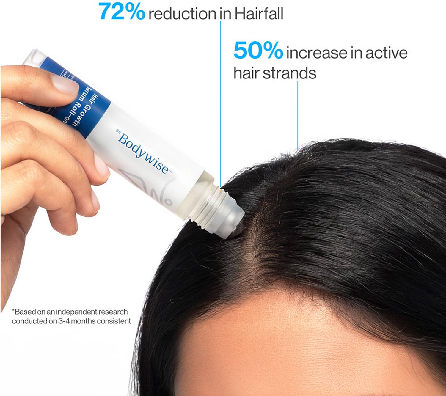 Be Bodywise 3% Rosemary Hair Growth Serum Roll On 25ml - Image 4