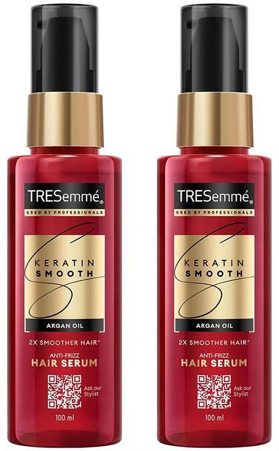 TRESemme Keratin Smooth Serum, 200 Pack of 2 · 100 ml (200 ml total) - Image 1