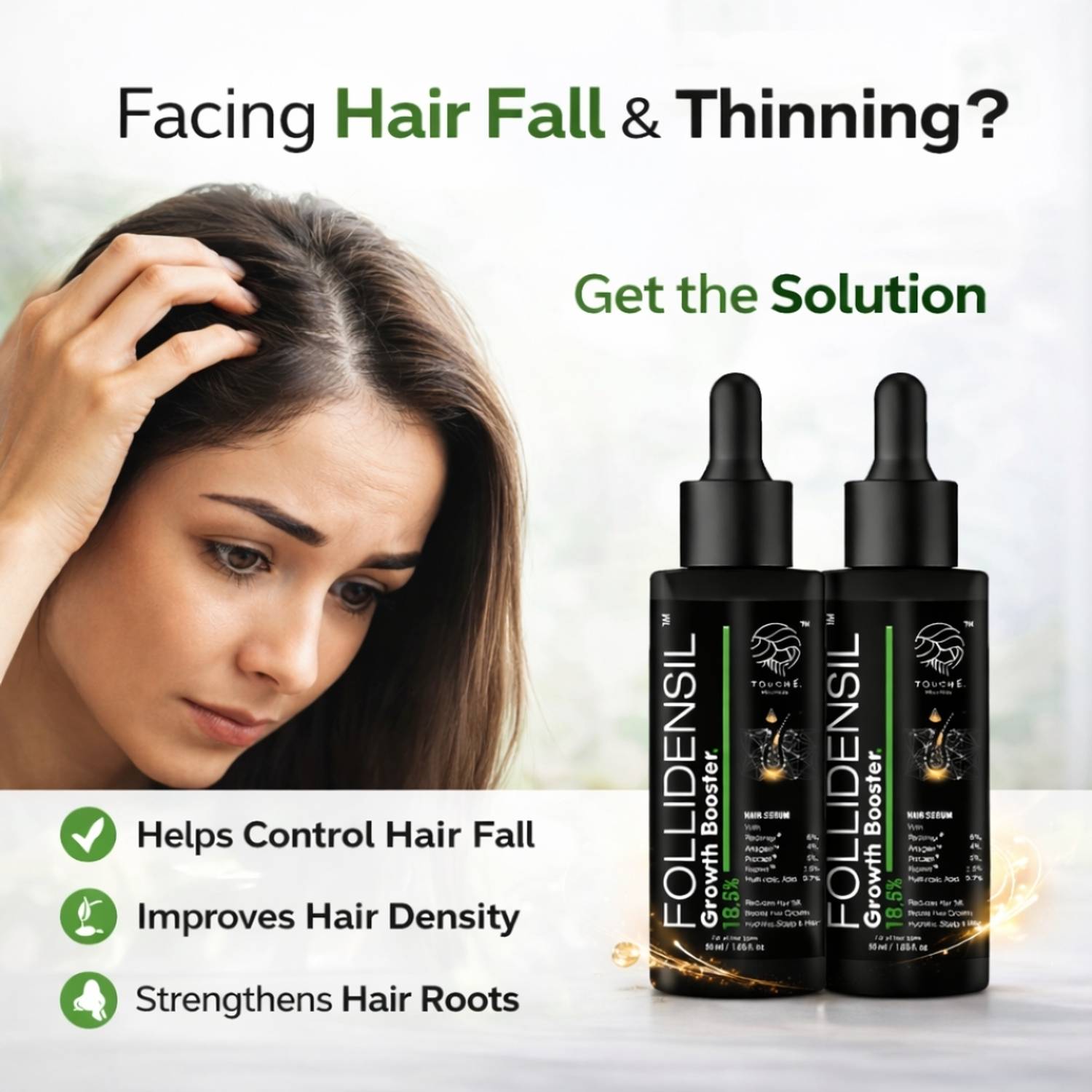 Follidensil 18.5% Hair Serum 100 ml - Image 4