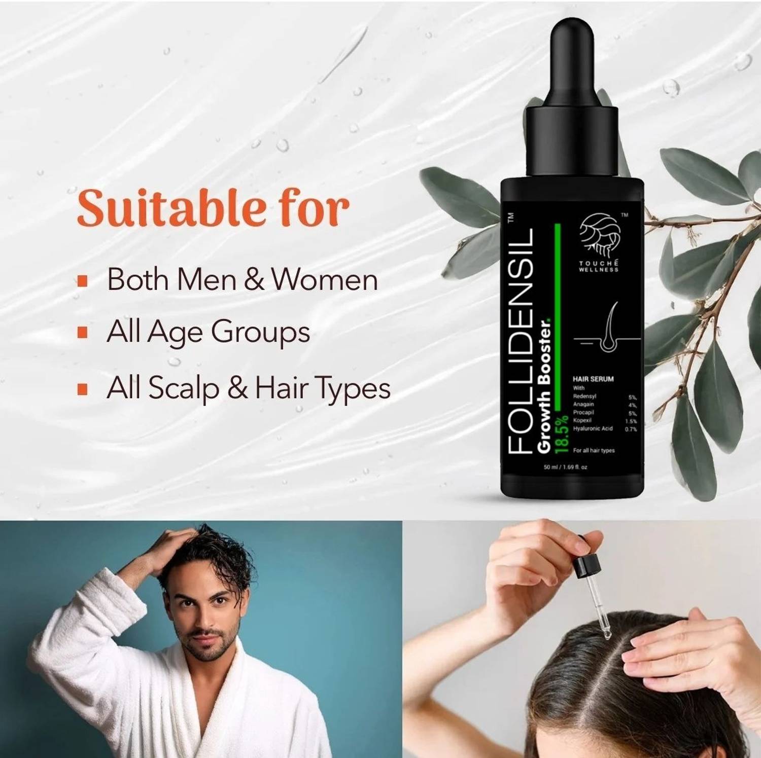 Follidensil 18.5% Hair Serum 50 ml - Image 4