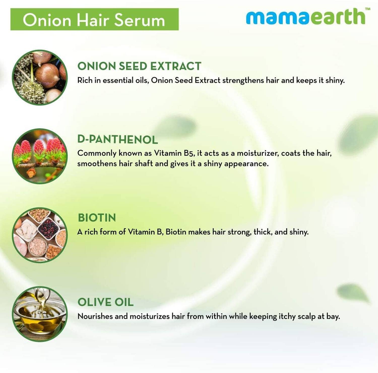 Mamaearth Onion Hair Serum 100ml - Image 4