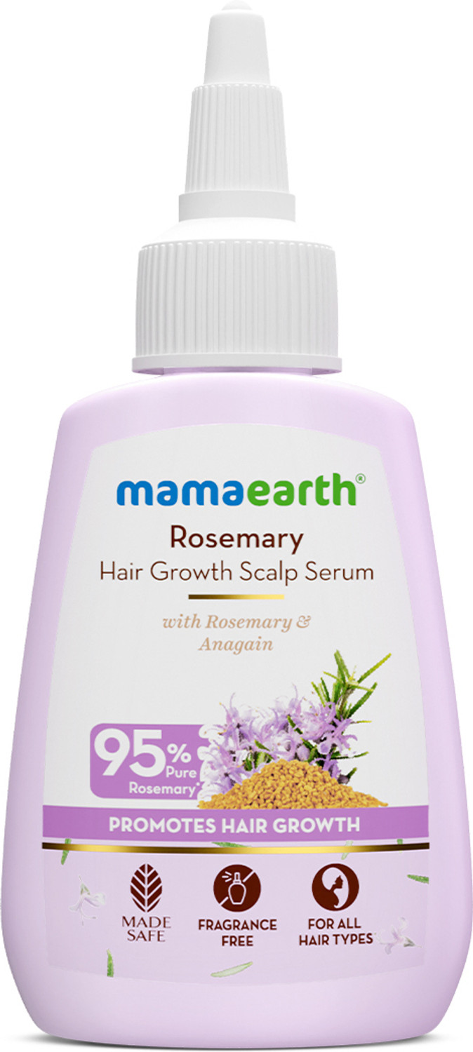 Image of Mamaearth Rosemary Hair Growth Scalp Serum with 95% Pure Rosemary & 4% Anagain