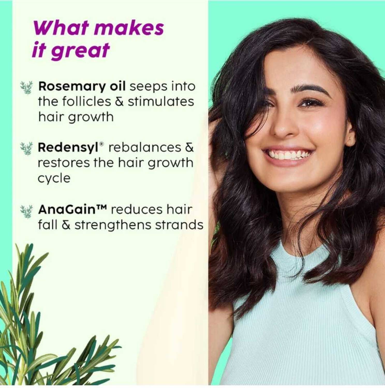 zuveriya Plex Rosemary Hair Growth Serum 30ml - Image 4