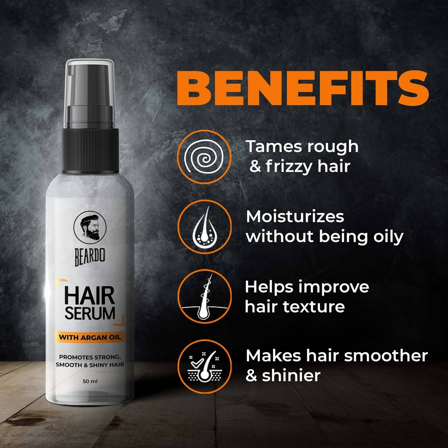 BEARDO Hair Serum, 50ml - Image 2