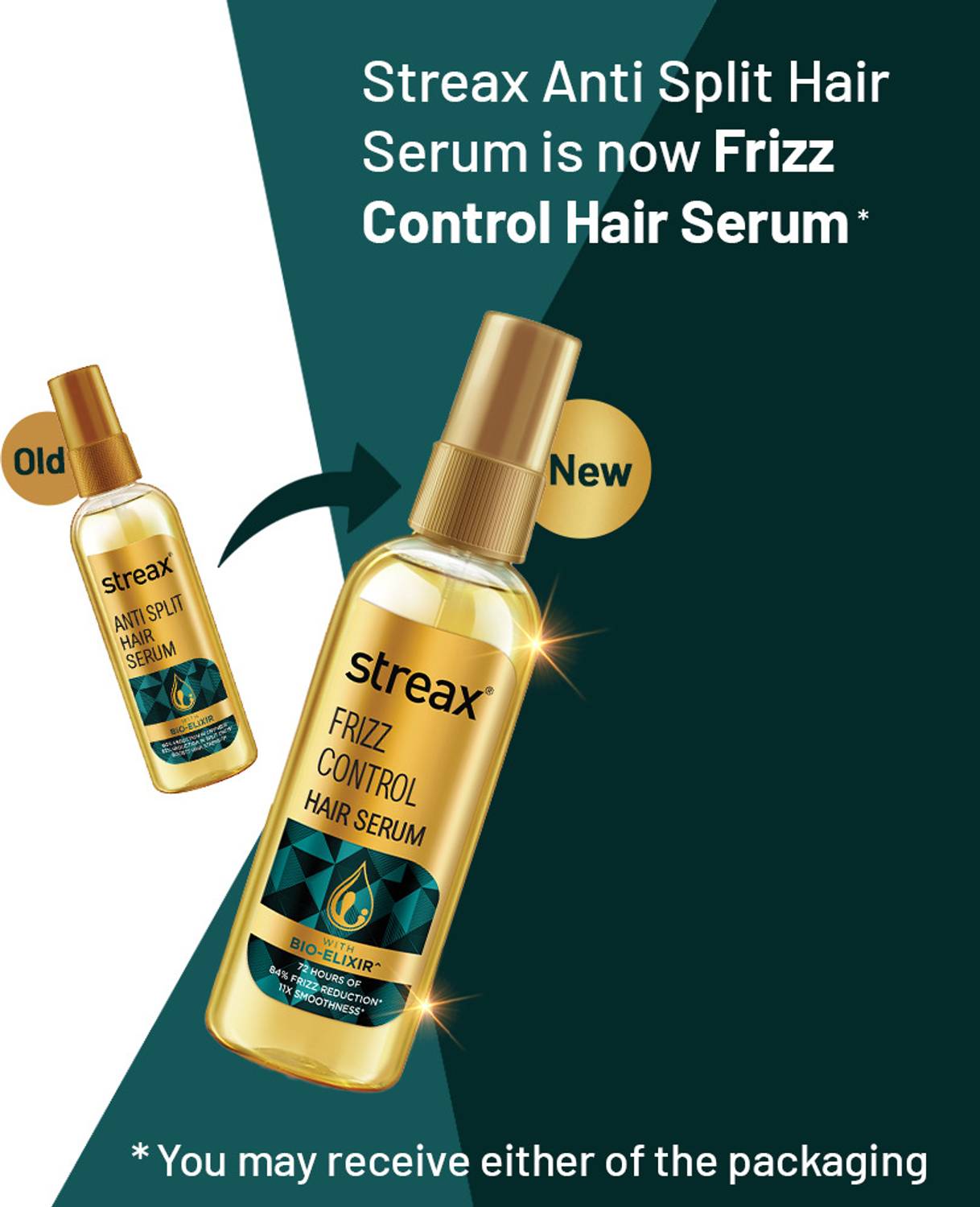 Streax Frizz Control Hair Serum 100ml - Image 3